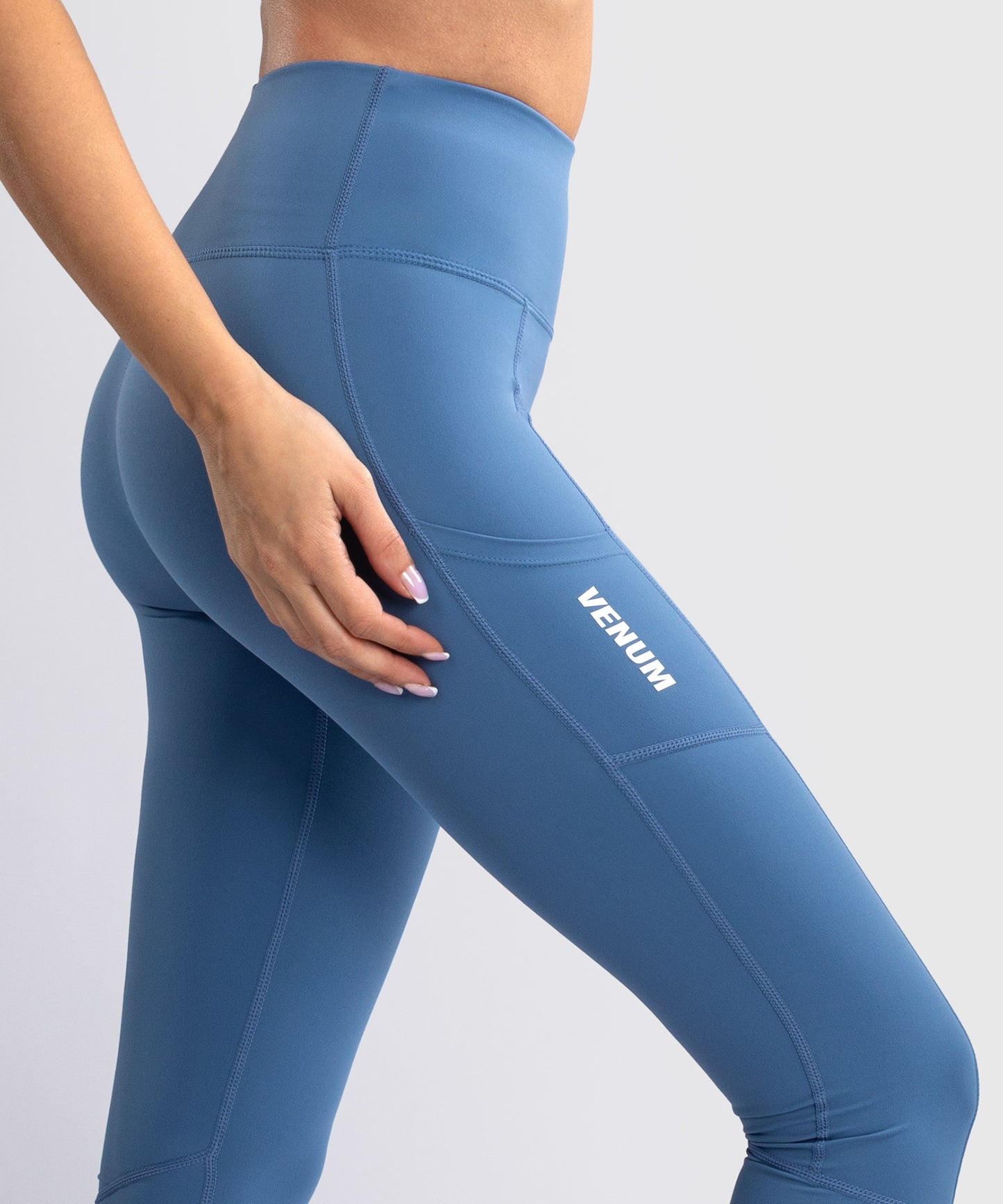 Venum Essential Performance Leggings Dames - Stormblauw