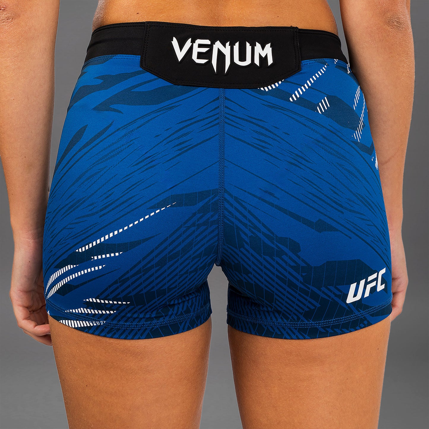 UFC Fusion by Venum Authentic Fight Night Vale Tudo Shorts voor Dames - Kort Fit - Blauw