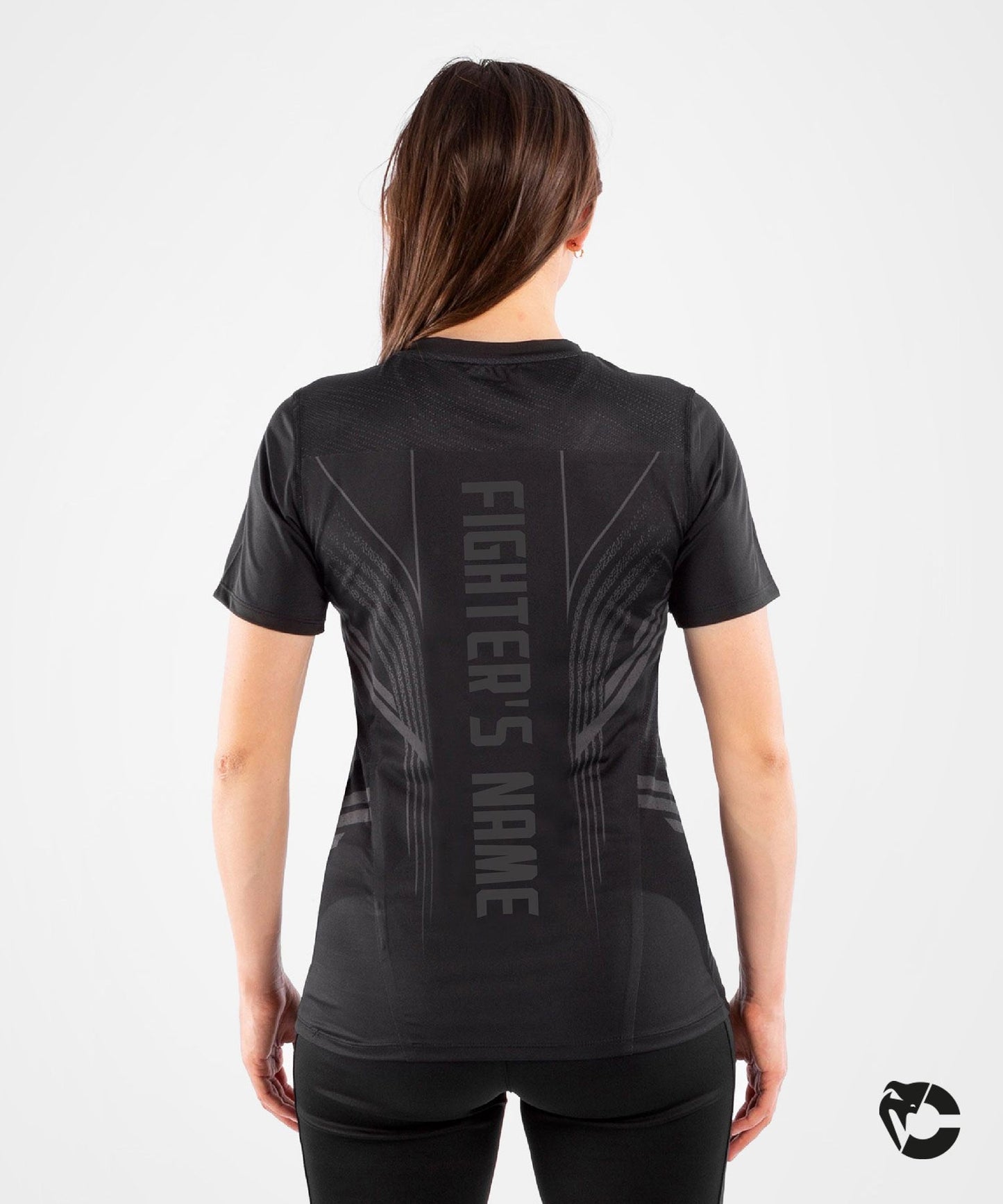 UFC Venum Fighters Authentic Fight Night Walkout Damesshirt - Zwart