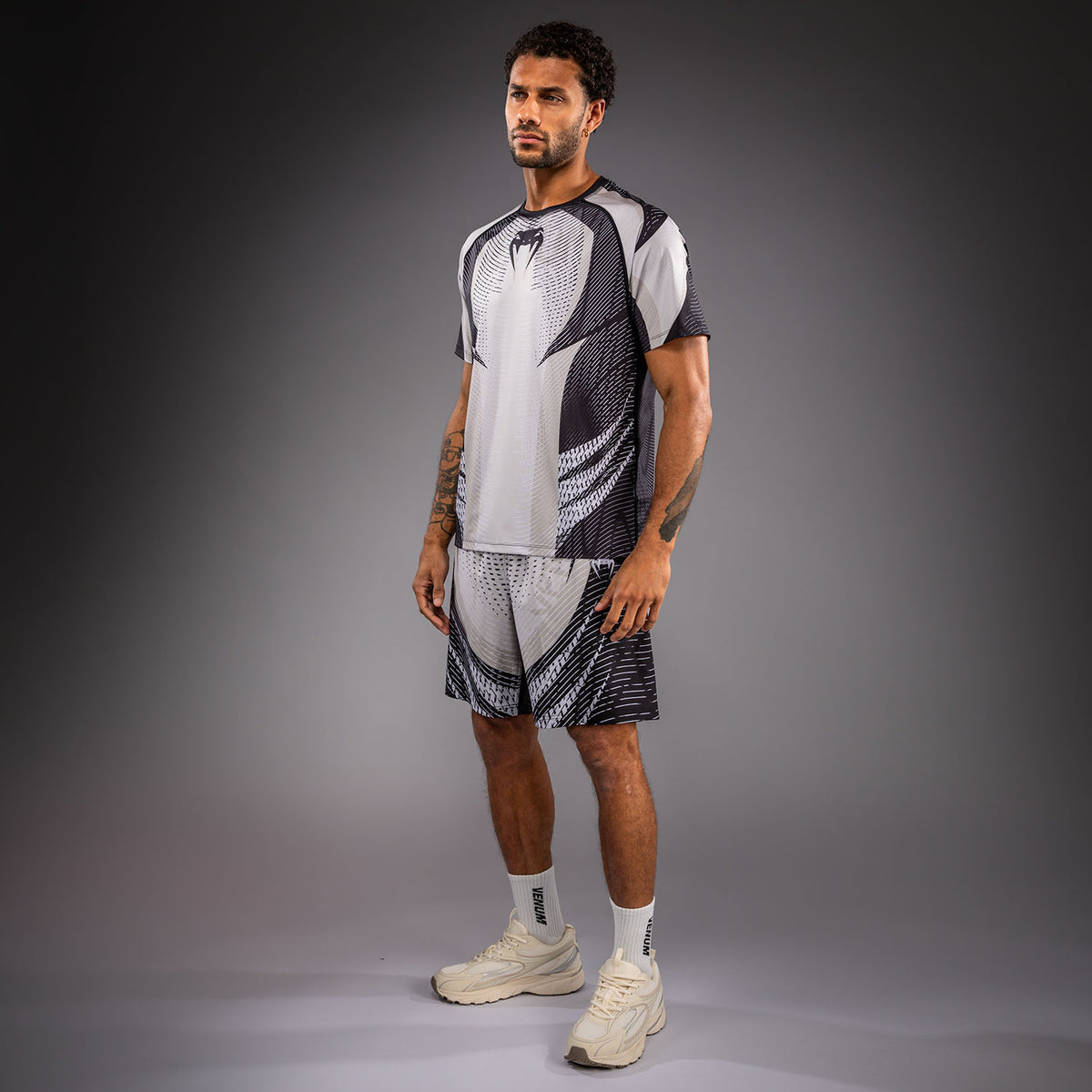 Venum Galactic 3.0 Dry Tech T-shirt - Offwhite/Zwart