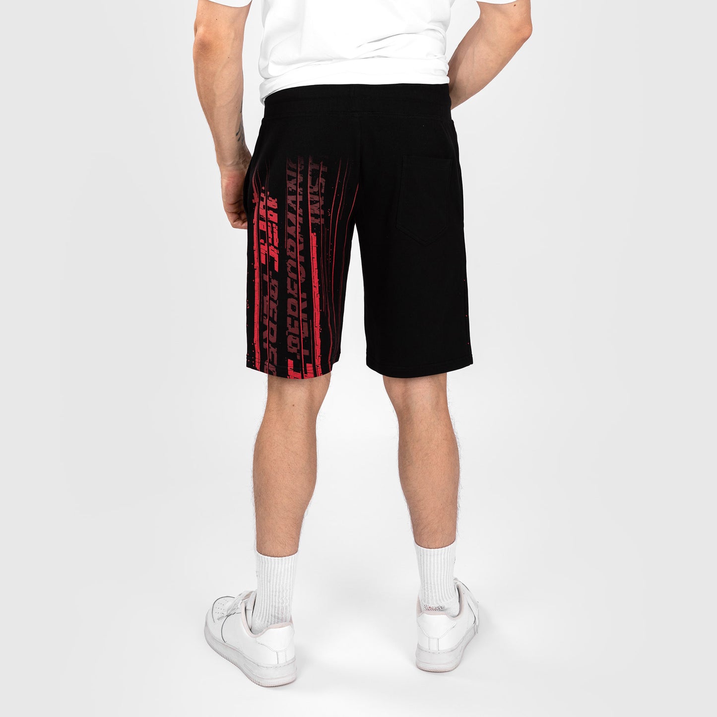 UFC Venum Performance Institute 2.0 Katoenen Short voor Heren - Zwart/Rood