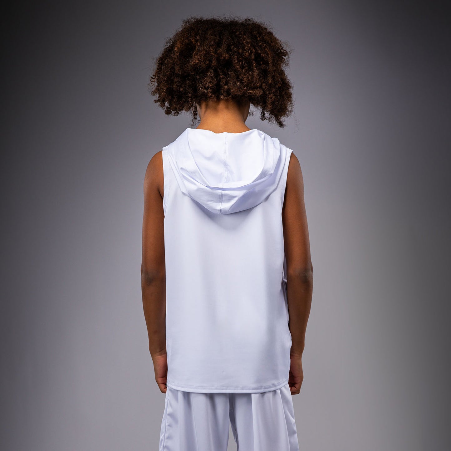 Venum Elite Mouwloos Dry Tech Hoodie voor kinderen - Wit