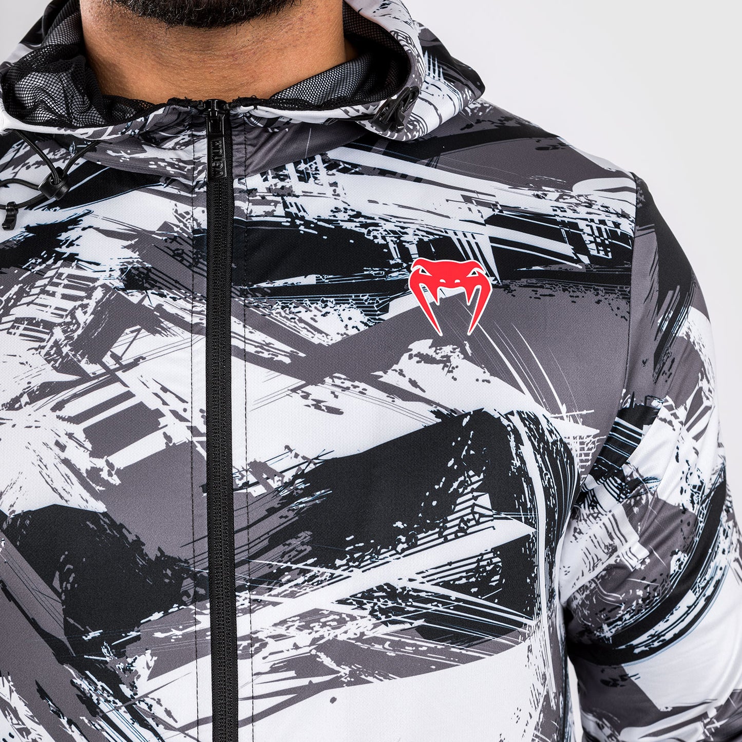Venum Electron 3.0 Hoodie - Grijs/Rood