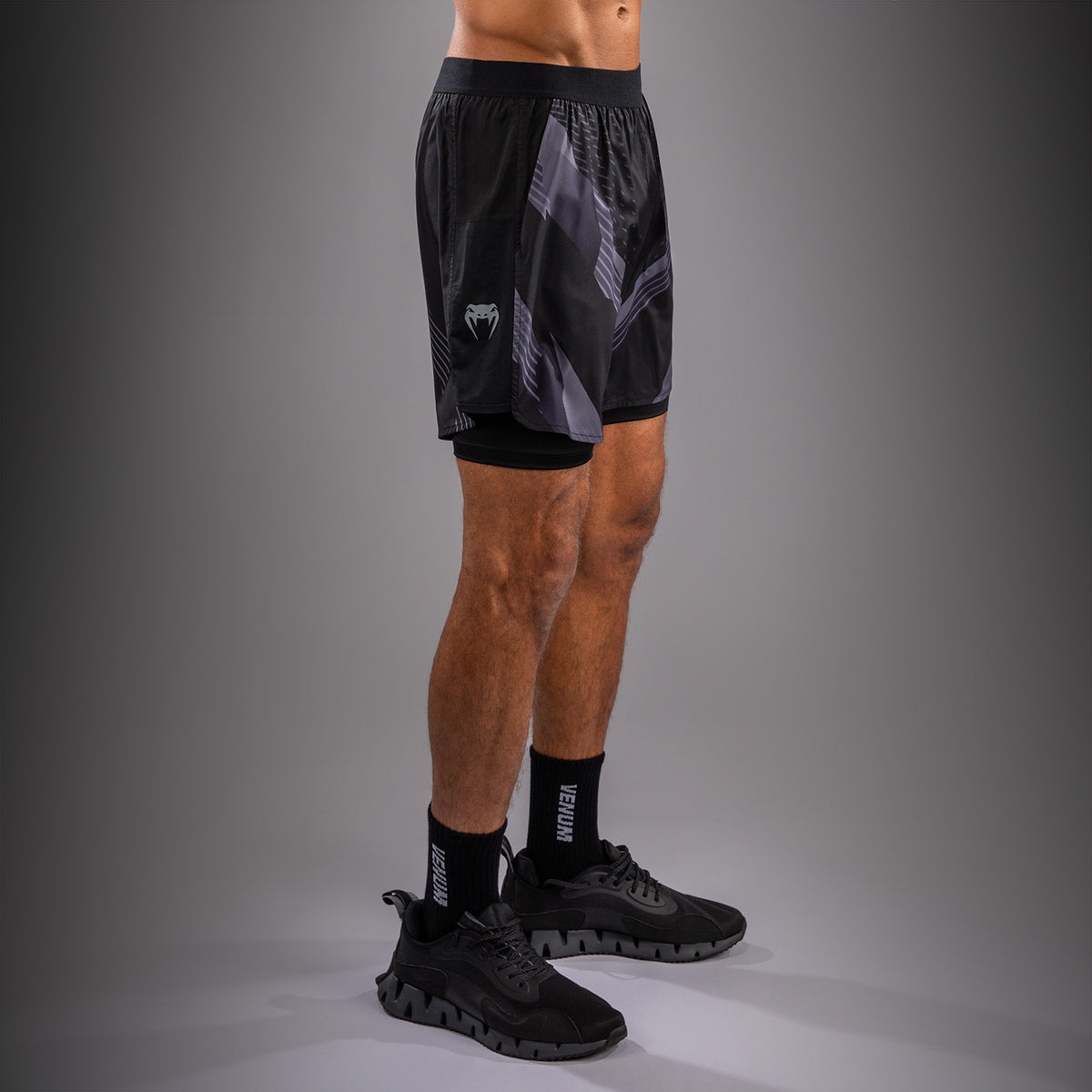 Venum No-Gi 6.0 Trainingsshorts - Zwart/Grijs
