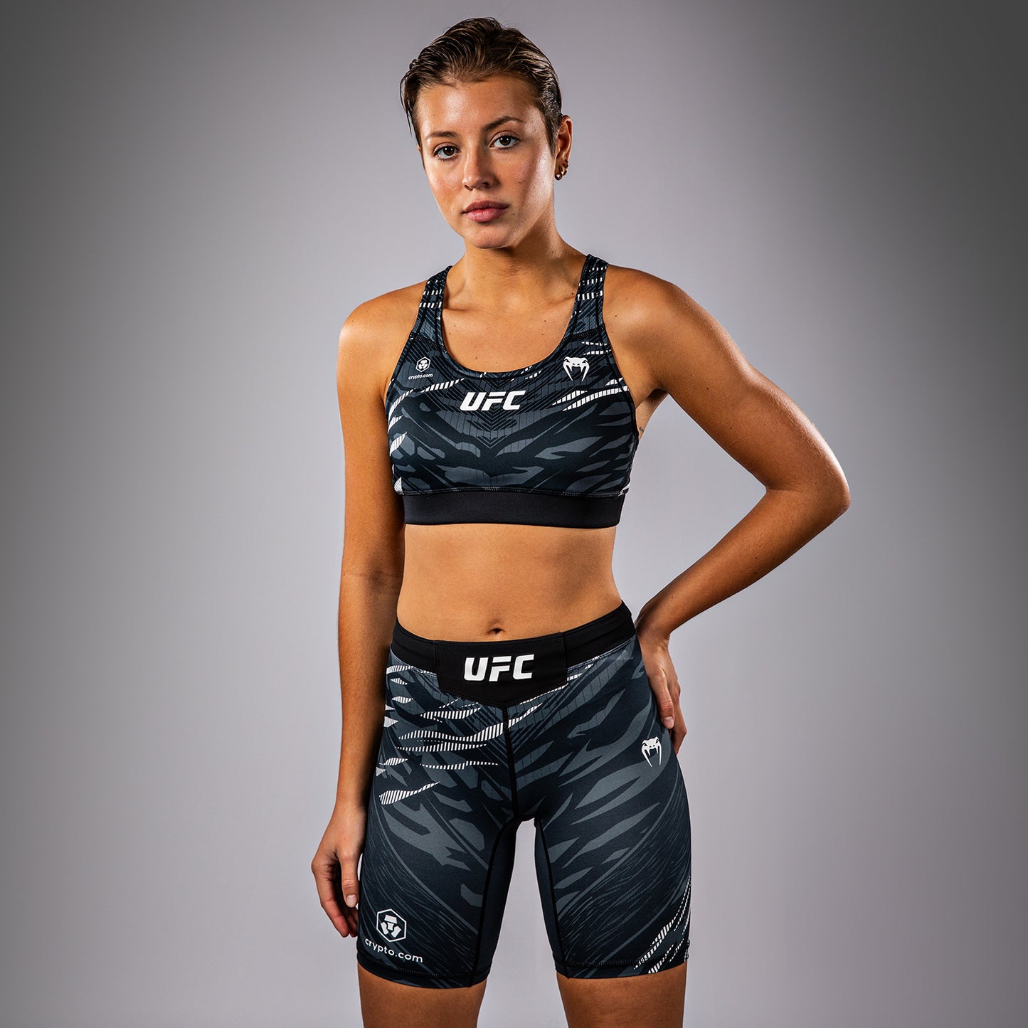 UFC Fusion by Venum Authentic Fight Night Sport-BH voor Dames - Zwart