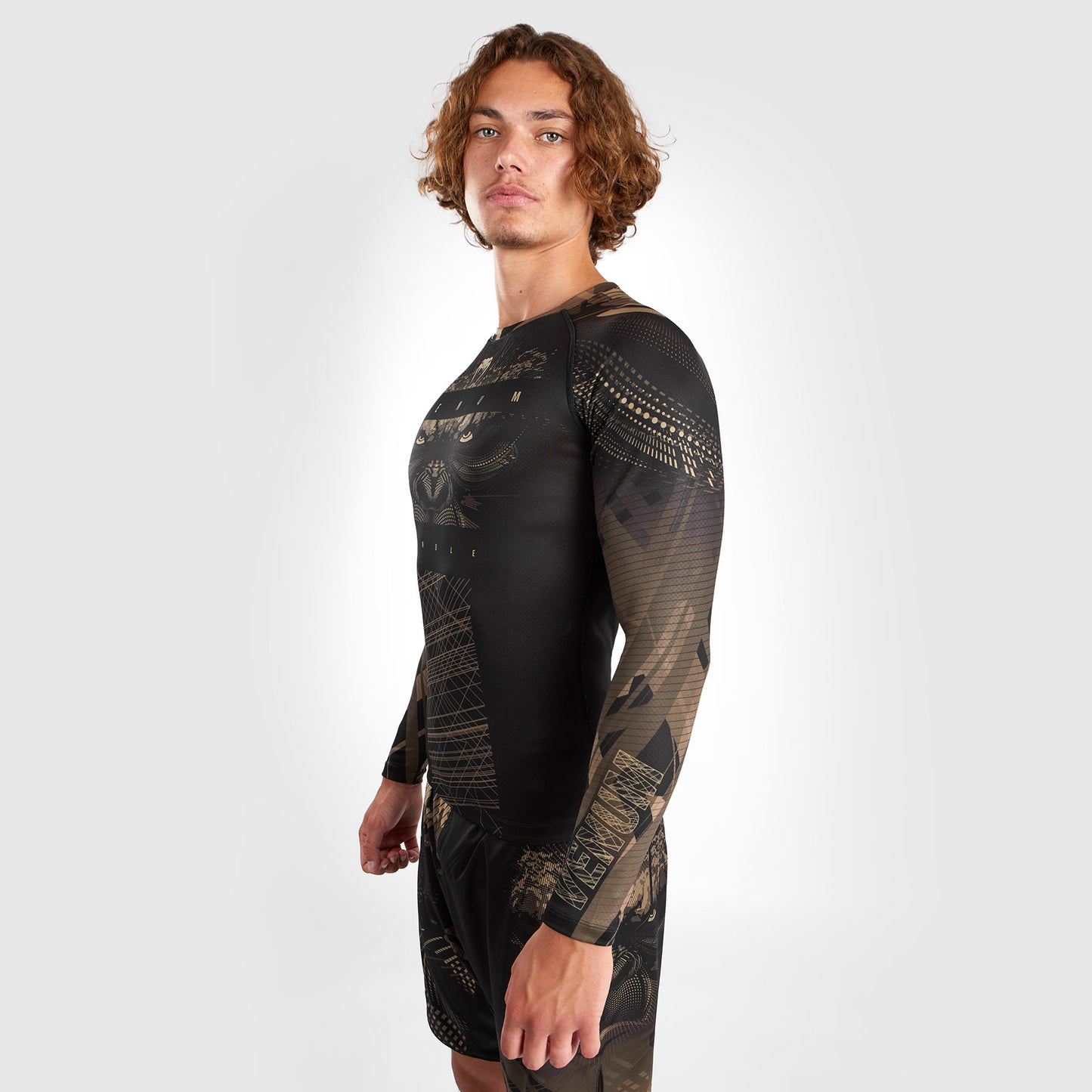 Venum Gorilla Jungle Rashguard Lange Mouwen - Zwart/Zand