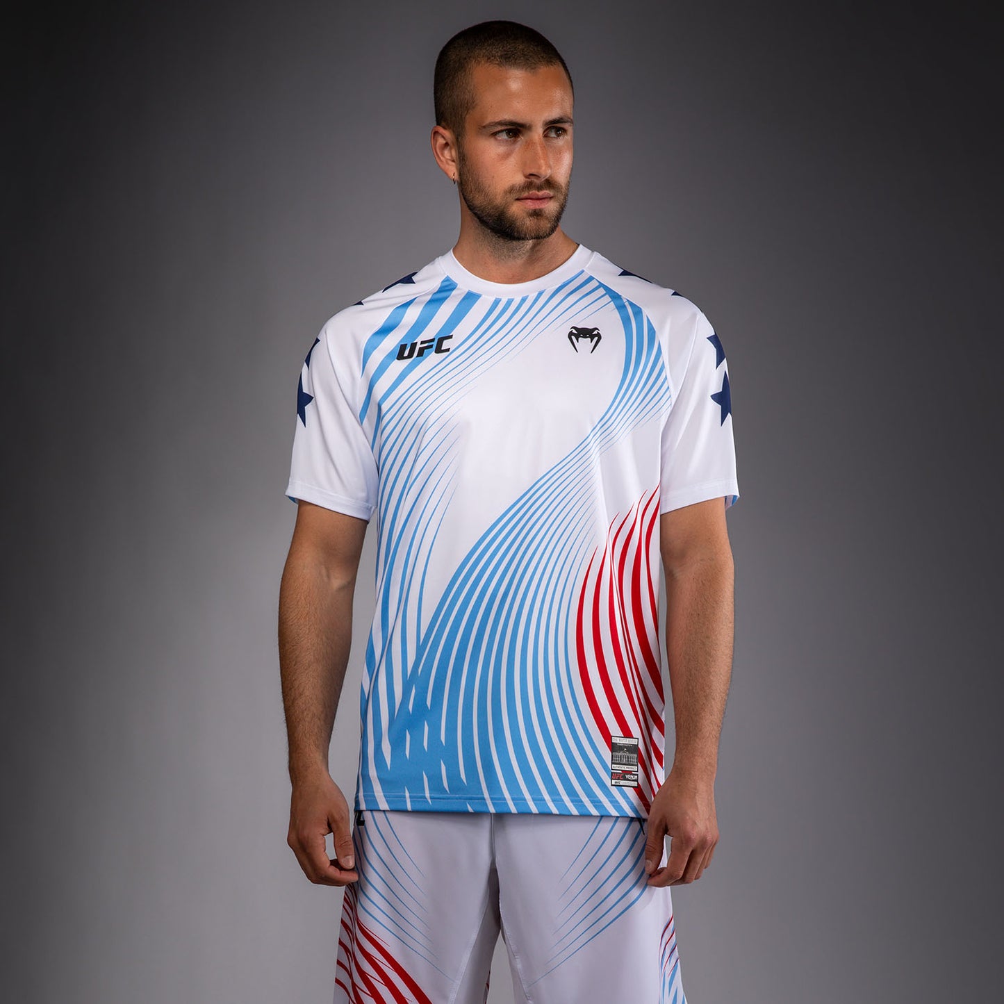 Official UFC Freedom 250 by Venum Authentic Fight Night Walkout Jersey voor heren - Wit