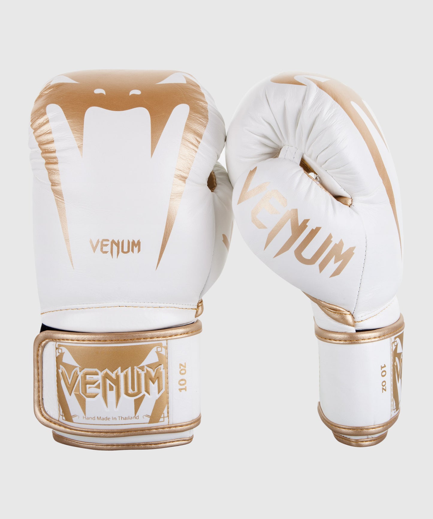 Venum Giant 3.0 Bokshandschoenen - nappaleer - wit/goud