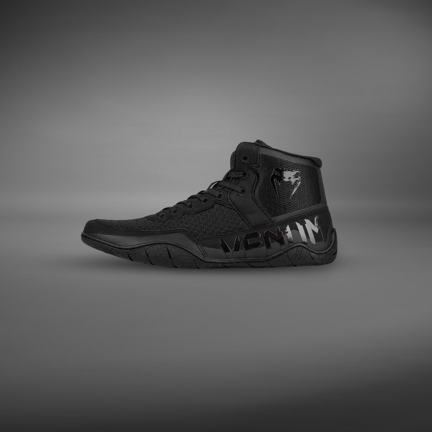 Venum Elite Worstelschoenen - Zwart/Zwart