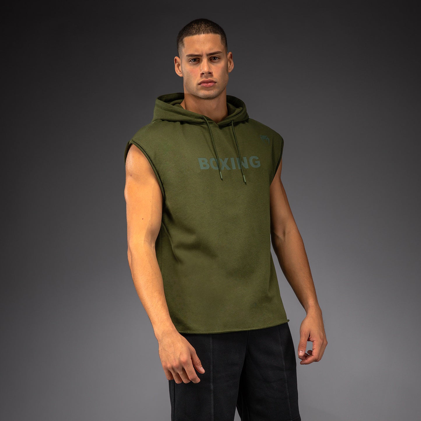 Venum Boxing VT Mouwloze Hoodie – Militair Groen