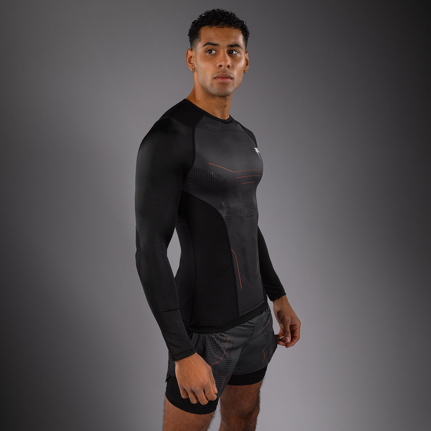 Venum Technical 3.0 Langemouw Rashguard - Grafiet
