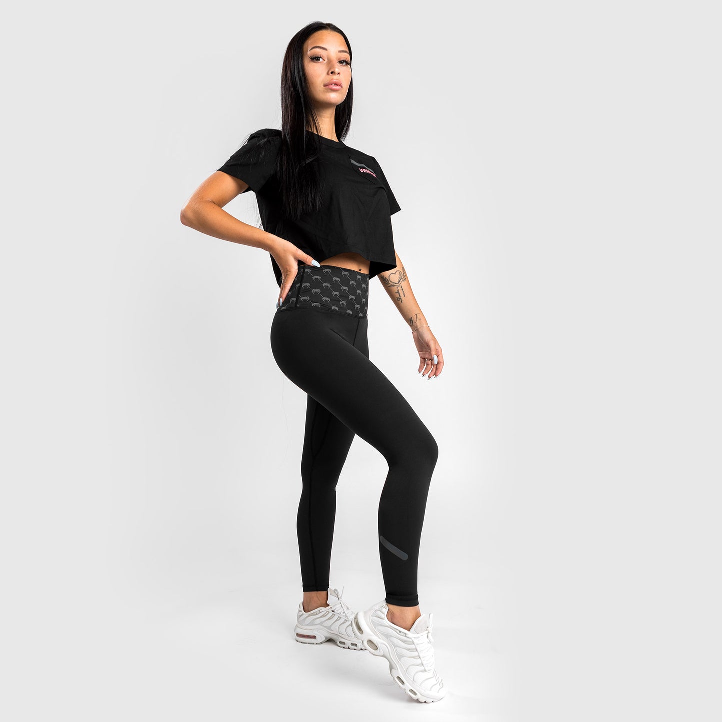Venum Monogram Legging 7/8 - Zwart/Roze Goud