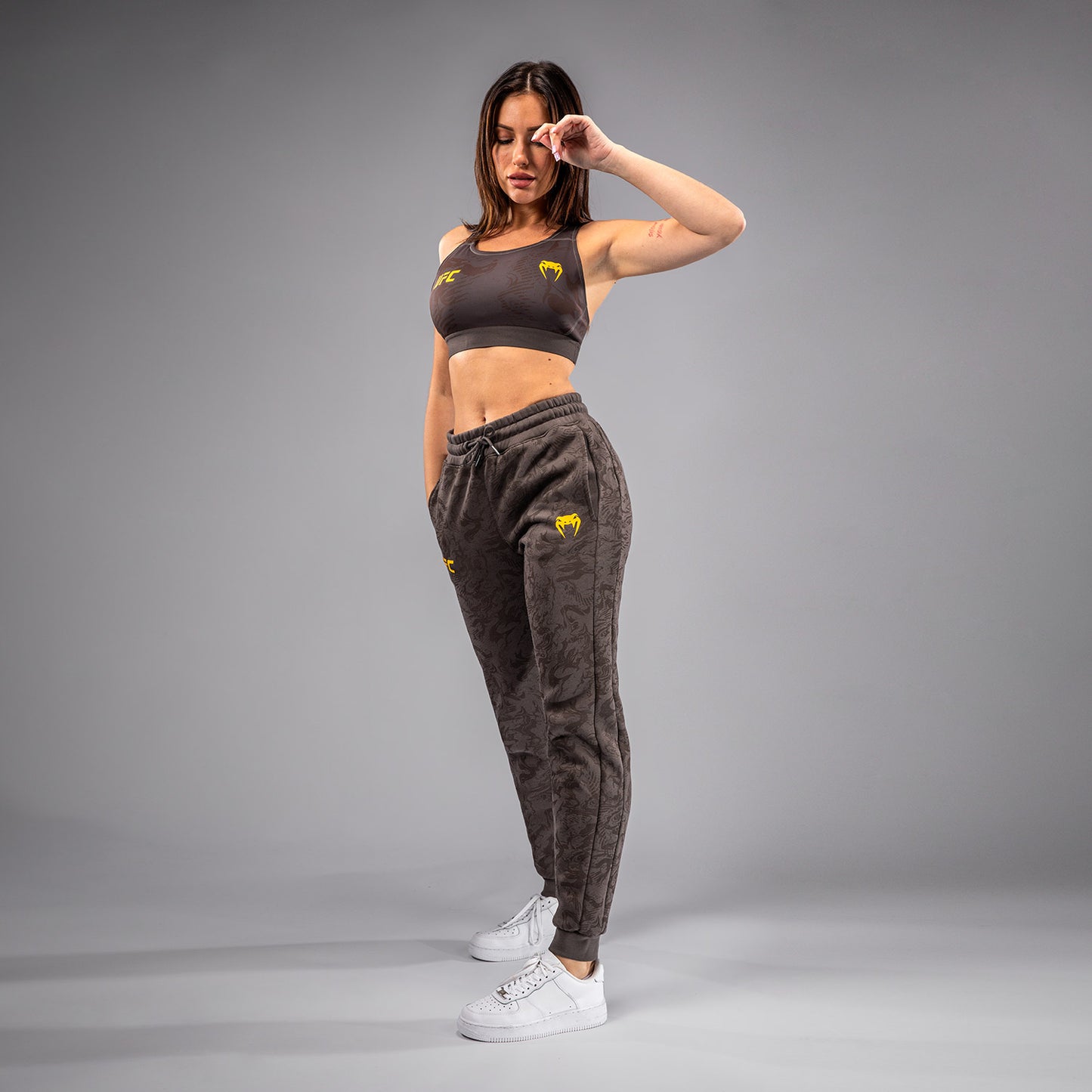 UFC Fusion by Venum Fight Week Katoenen Broek voor Dames - Earthen Brown