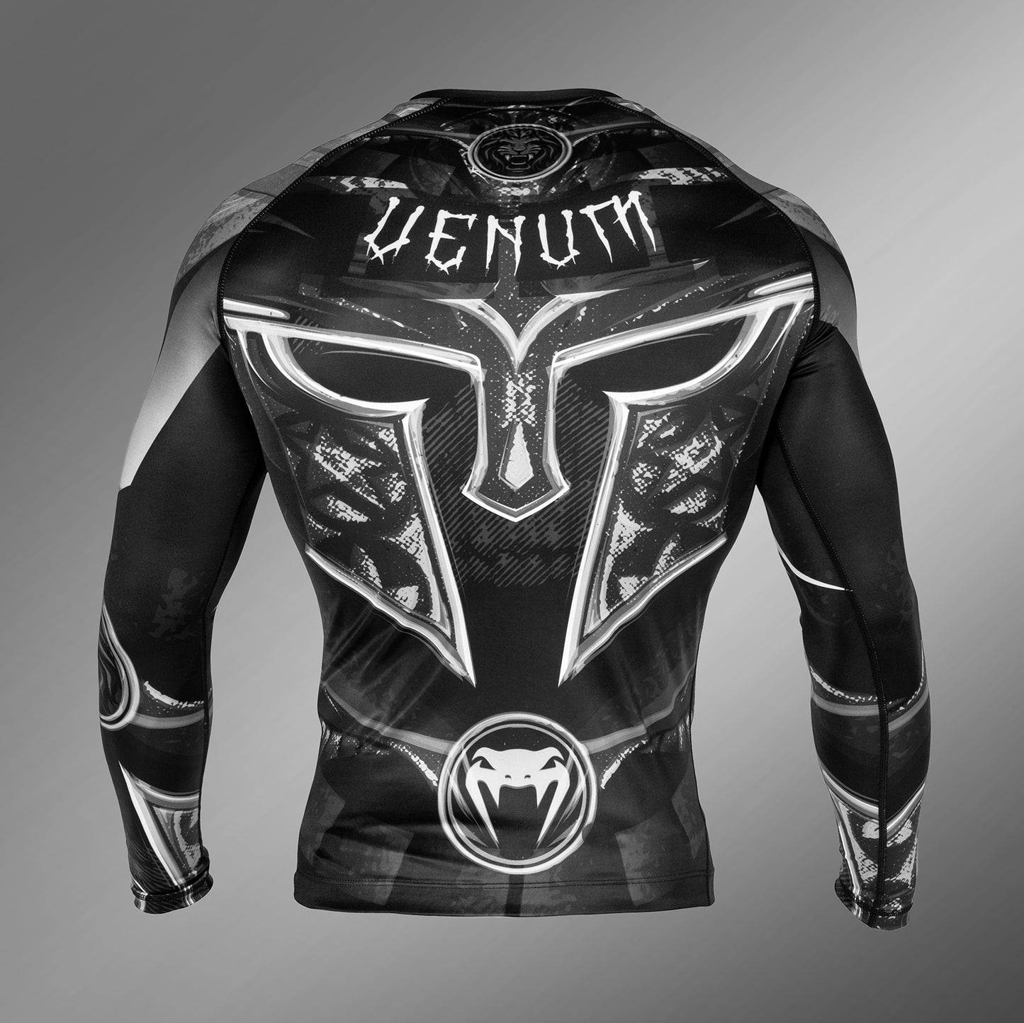 Venum Gladiator 3.0 Rashguard - lange mouwen - zwart/wit
