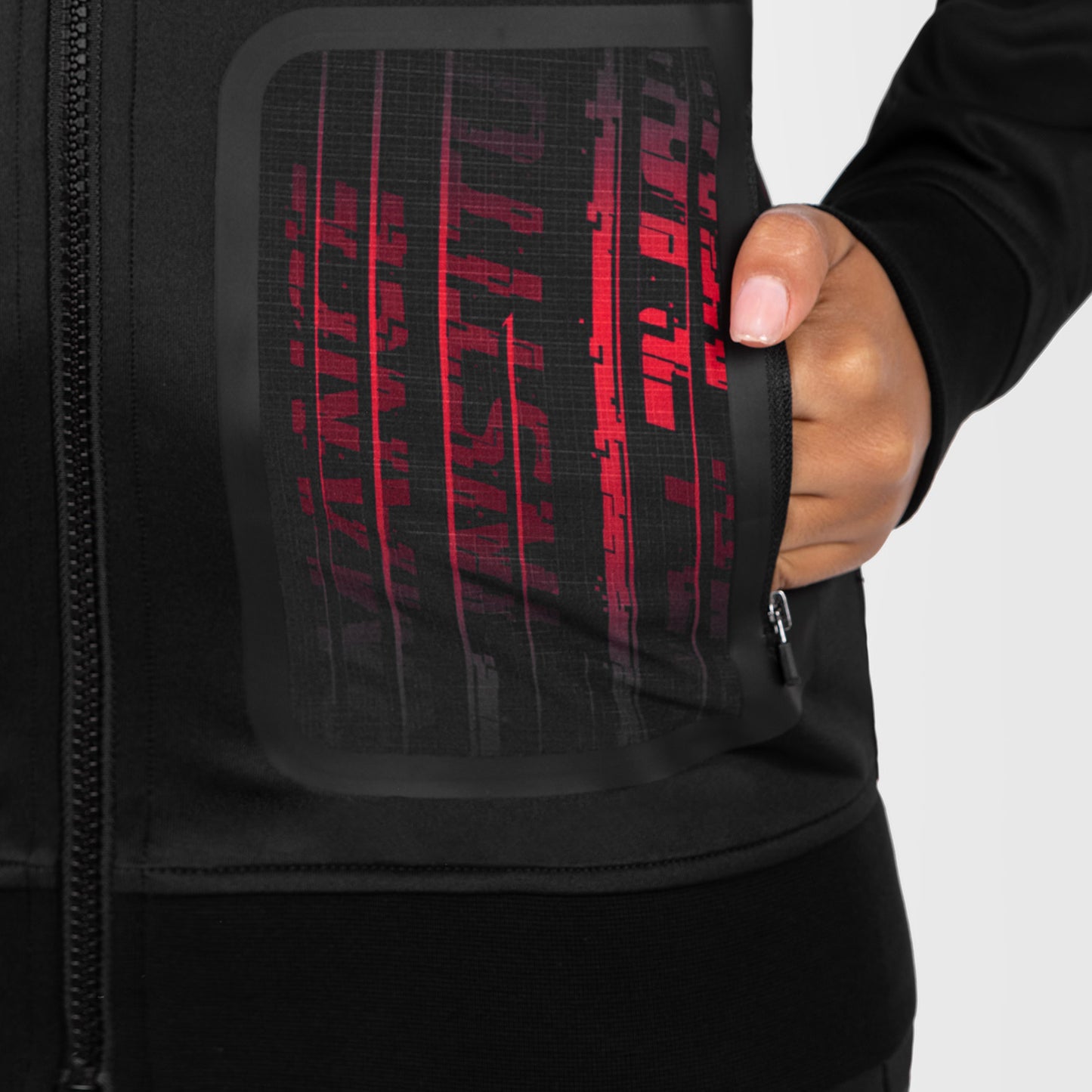 UFC Venum Performance Institute 2.0 Zip Hoodie voor Dames - Zwart/Rood