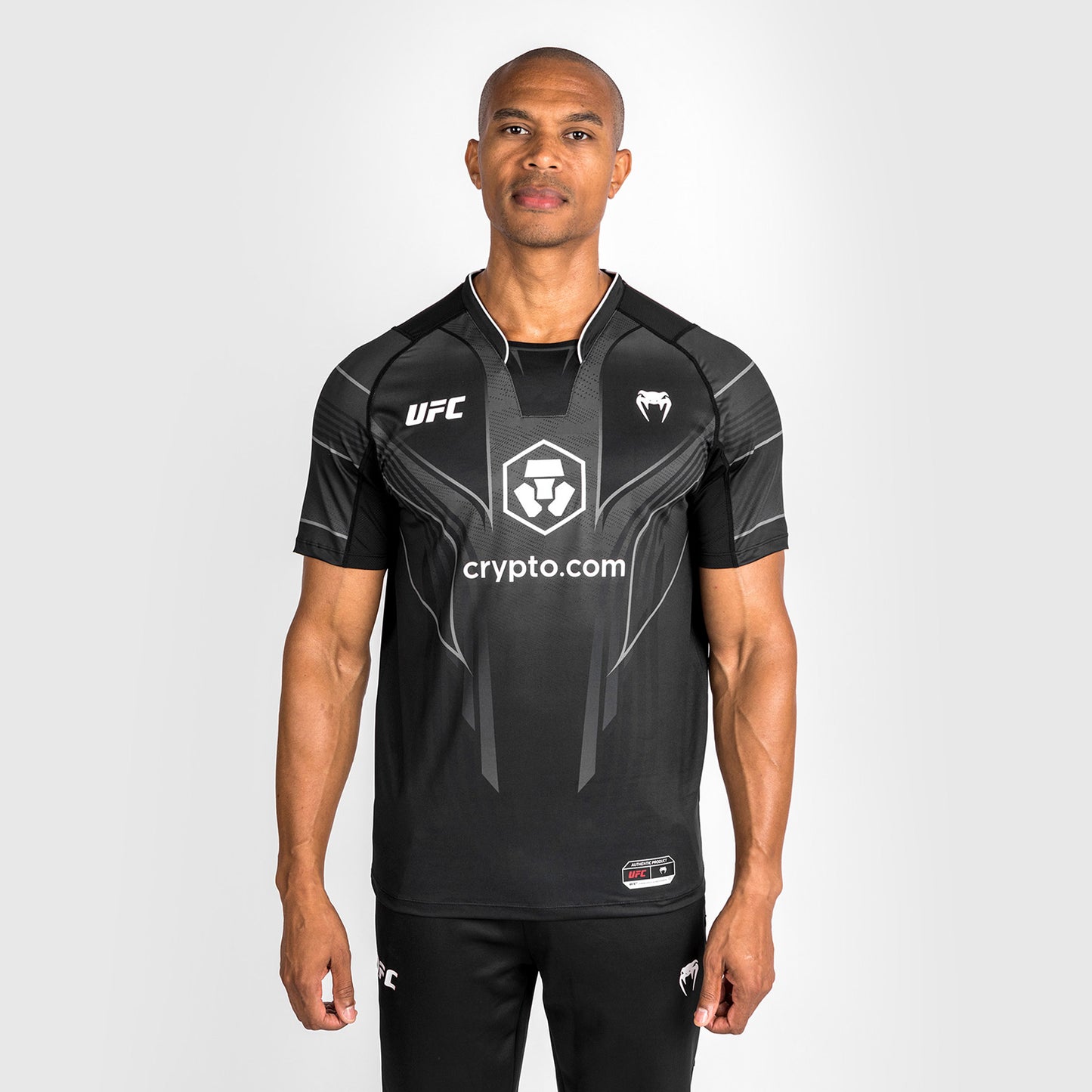 UFC Venum Gepersonaliseerde Authentic Fight Night 2.0 Heren Walkout Jersey - Zwart