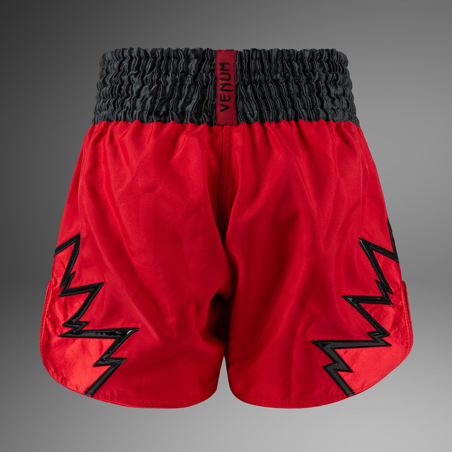 Venum Inferno Muay Thai Shorts - Rood/Charcoal Grijs/Zwart