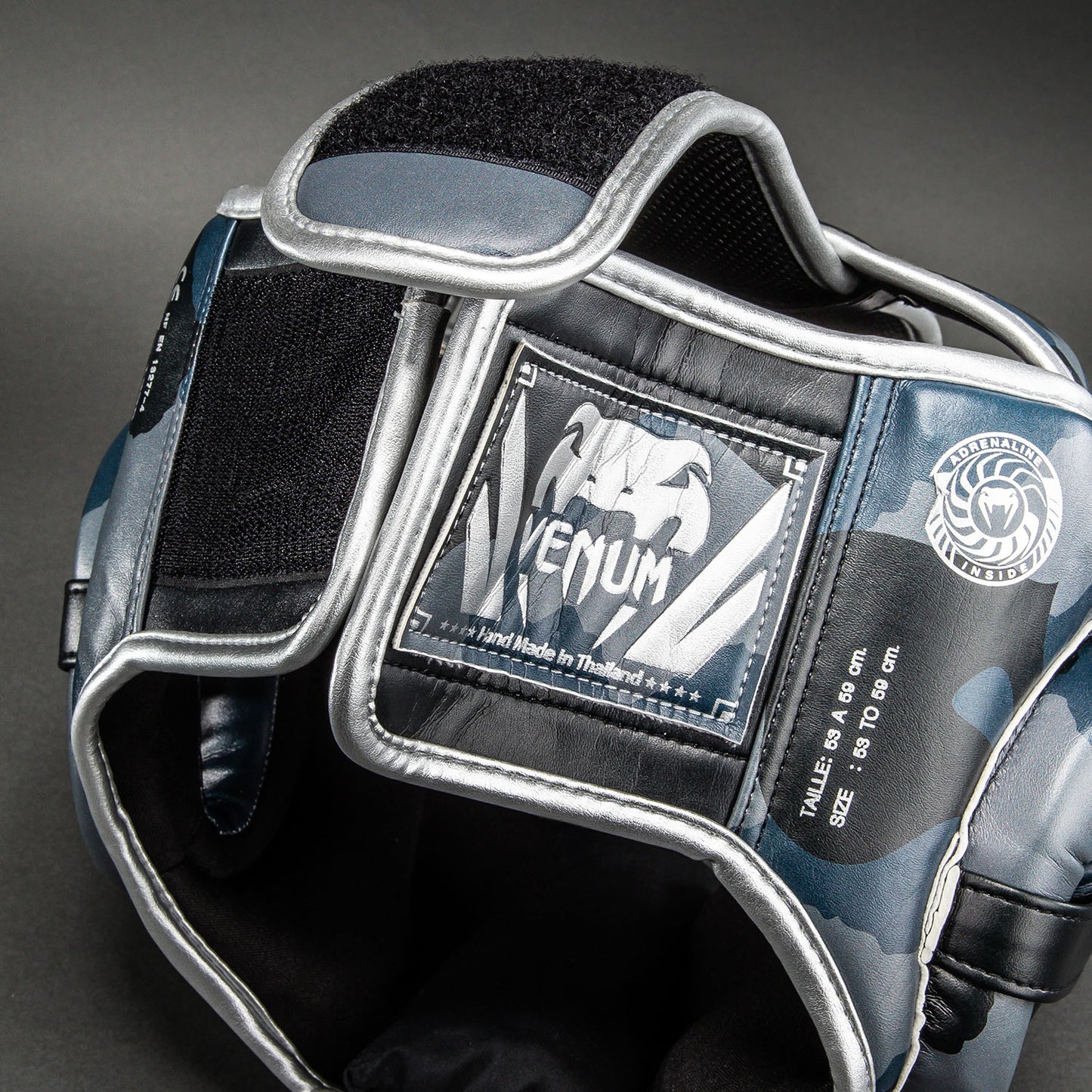 Venum Elite Camo Hoofdbeschermer – Donker Marineblauw/Blauw