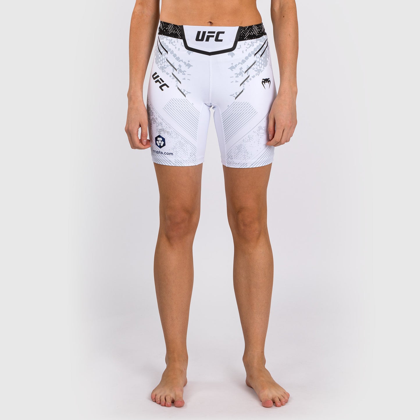 UFC Adrenaline by Venum Authentic Fight Night Dames Vale Tudo Short - Lang Model - Wit