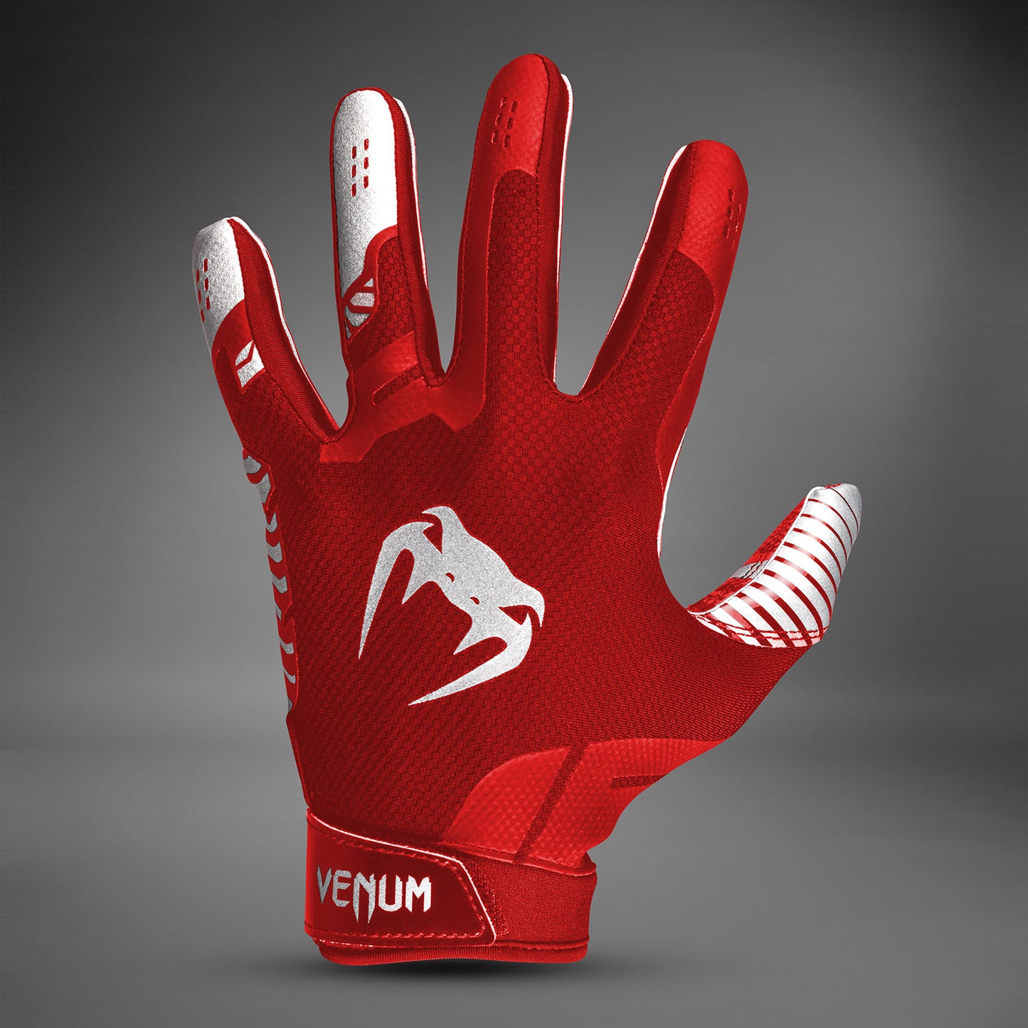 Venum Elite Voetbalhandschoenen - Rood/Zilver