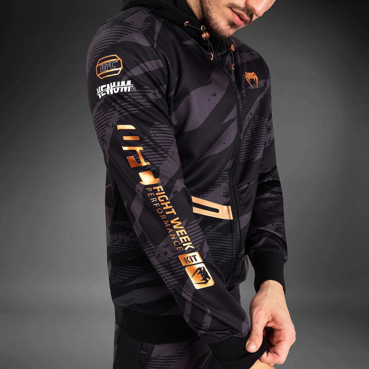 UFC Adrenaline By Venum Fight Week Mannen Hoodie - Urban Camo