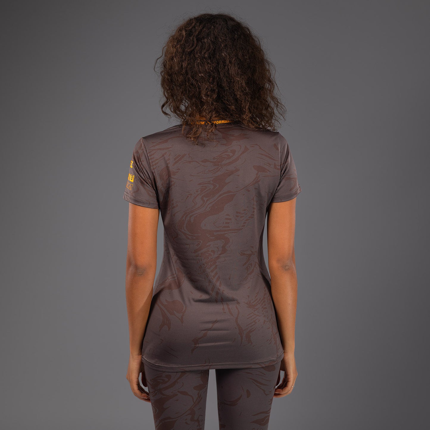 UFC Fusion by Venum Fight Week Dry-Tech T-shirt voor Dames - Earthen Brown