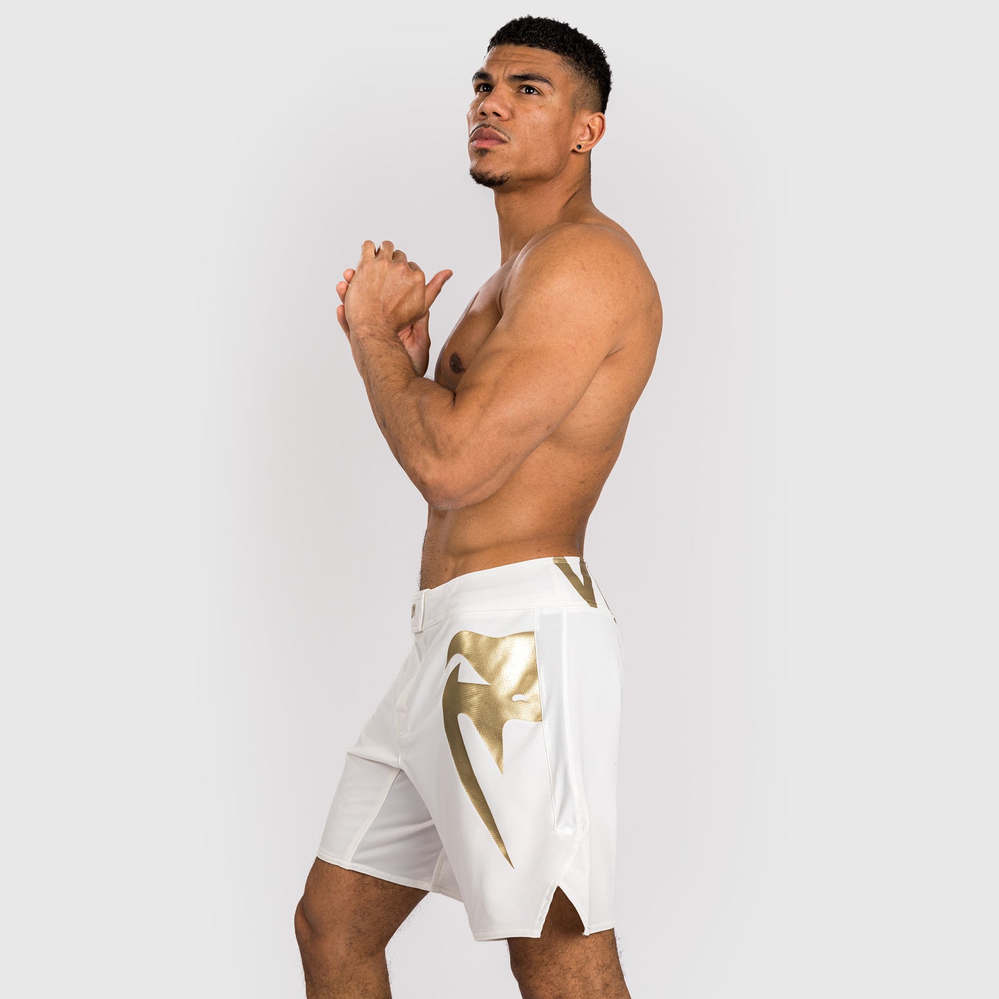 Venum Light 5.0 Vechtshorts - Wit/Goud