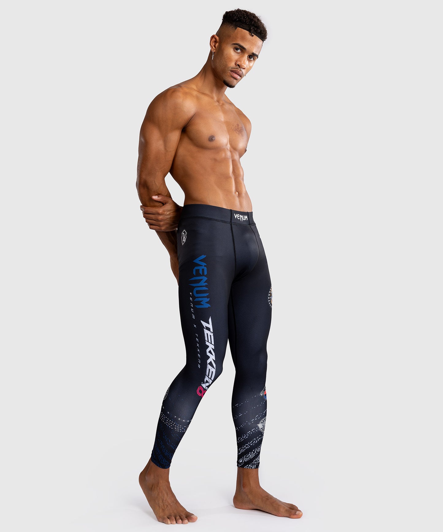 Venum x TEKKEN 8 - Paul Phoenix Spats - Zwart/Blauw