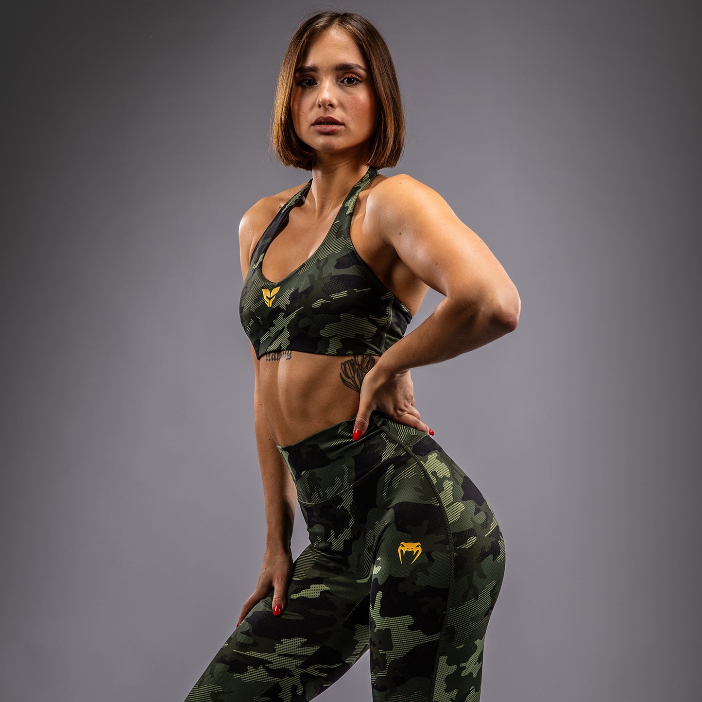 Venum x Sophia Rose Dames Sportbeha - Forest Camo