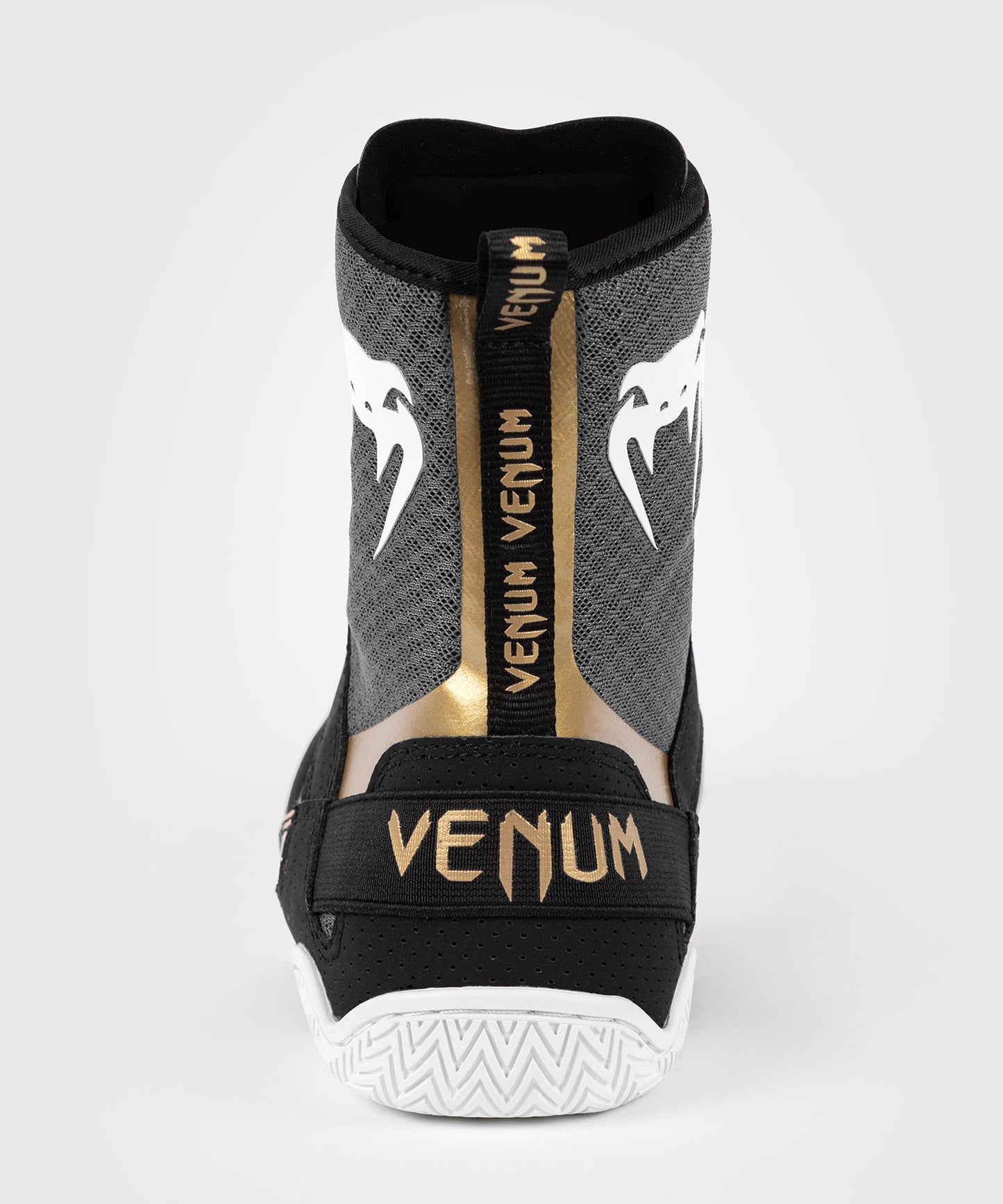 Venum Elite Boksschoenen - Zwart/Wit/Goud