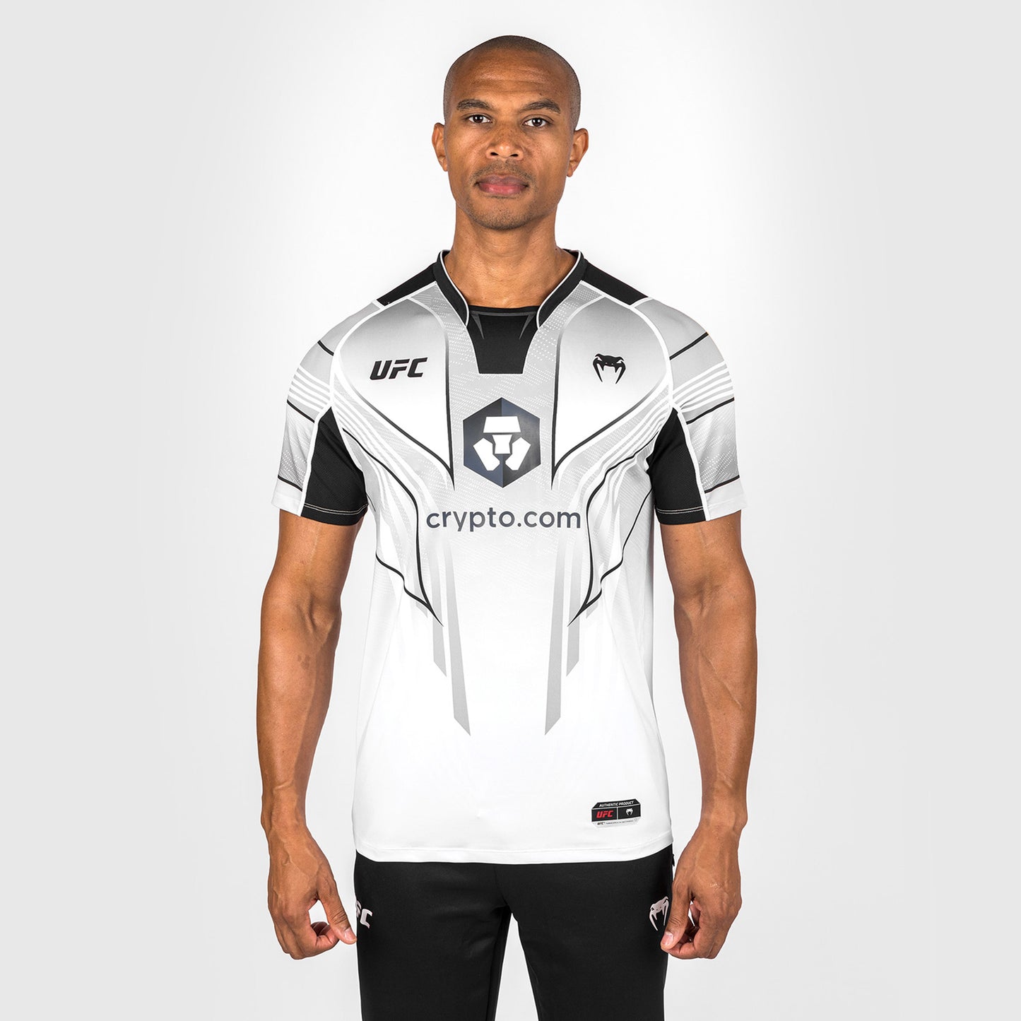 UFC Venum Gepersonaliseerde Authentic Fight Night 2.0 Heren Walkout Jersey - Wit