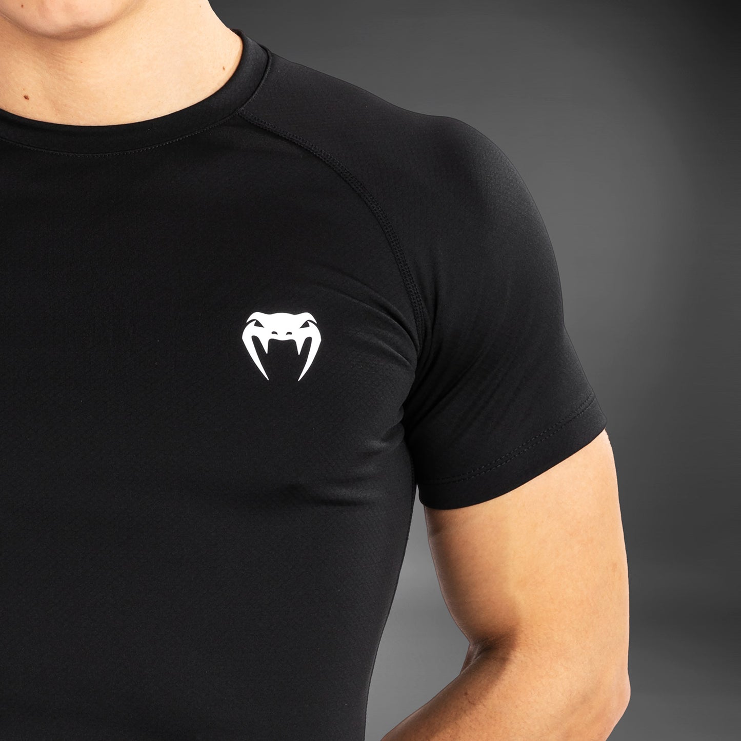 Venum Contender Heren Rashguard met korte mouwen - Zwart/Wit