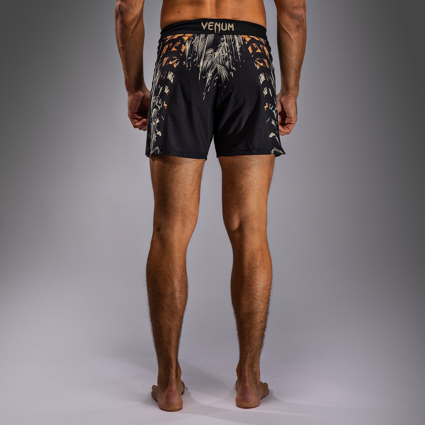 Venum Tiger Fight Shorts Heren - Zwart / Neon Oranje