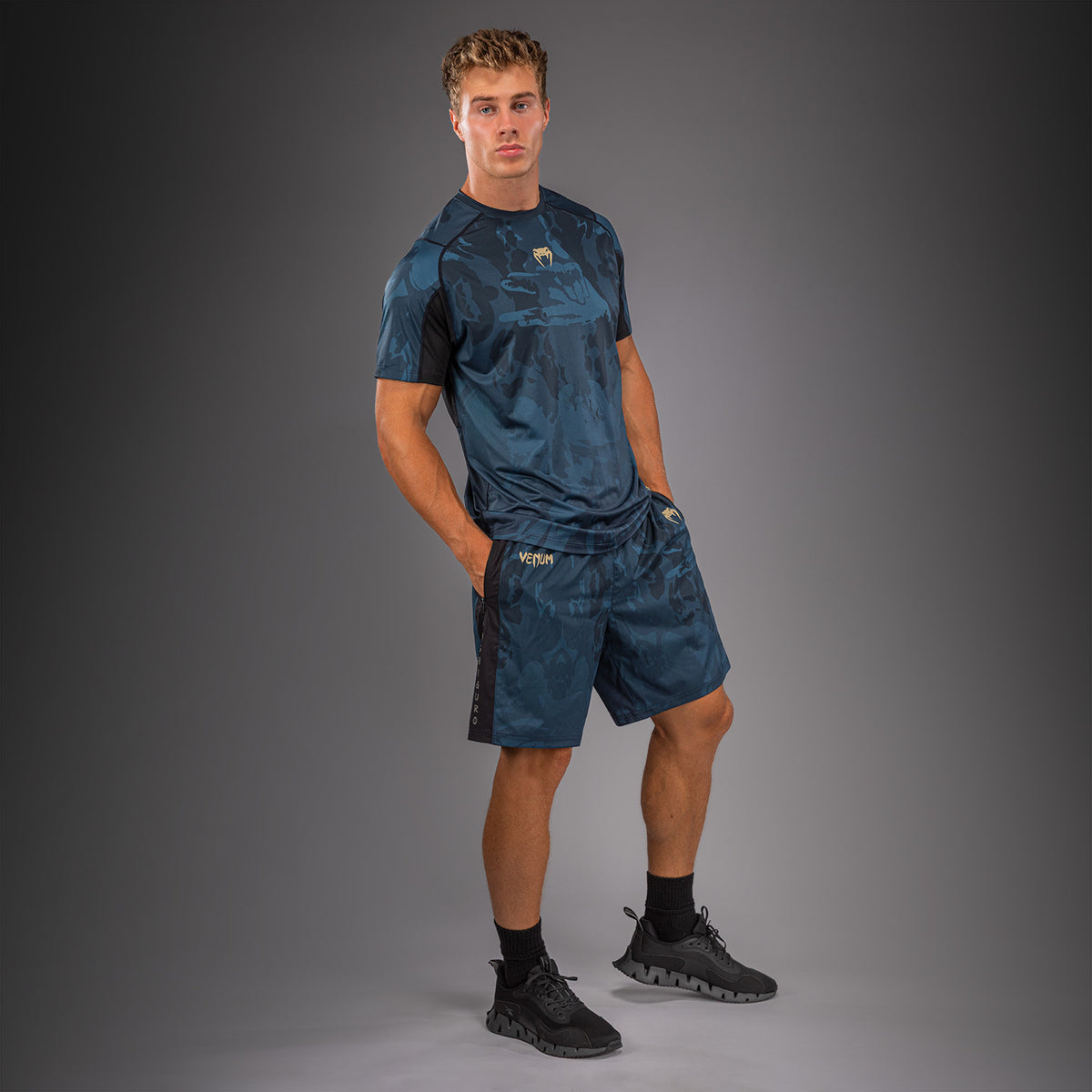 Jujutsu Kaisen x Venum Fushiguro Dry Tech T-shirt – Oceaan Blauw