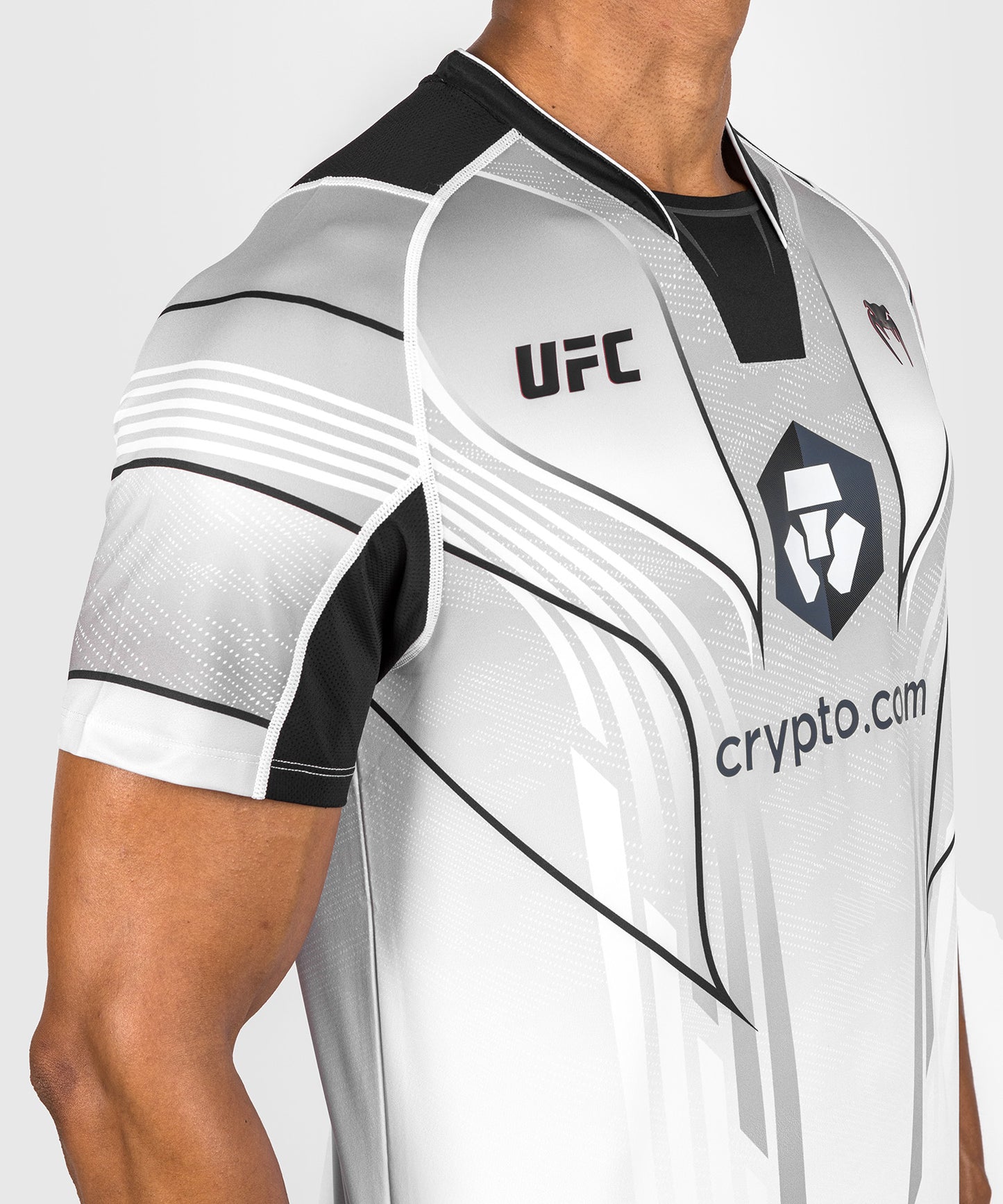 UFC Venum Gepersonaliseerde Authentic Fight Night 2.0 Heren Walkout Jersey - Wit