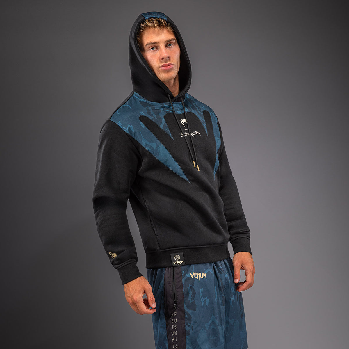 Jujutsu Kaisen x Venum Fushiguro Hoodie – Oceaan Blauw