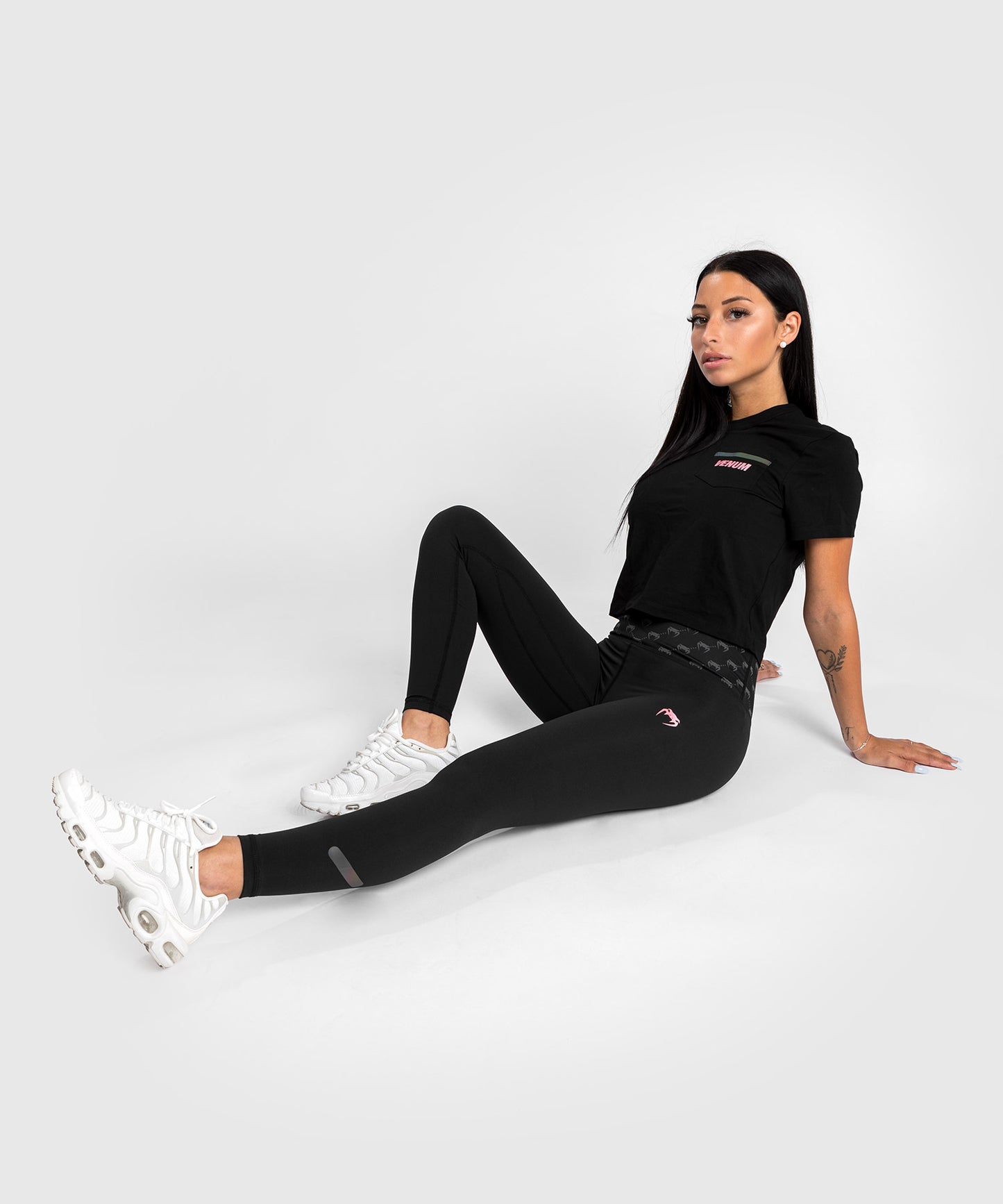 Venum Monogram Legging 7/8 - Zwart/Roze Goud
