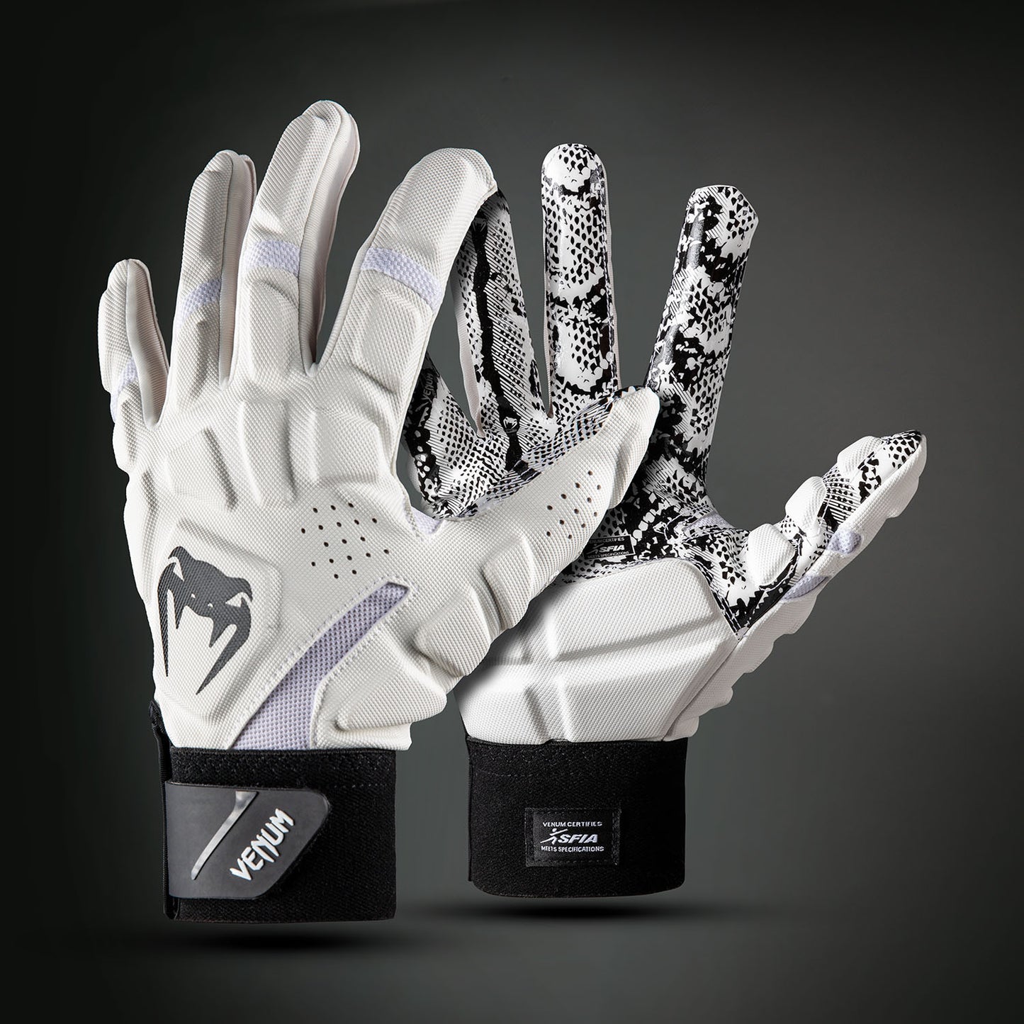 Venum Elite XTP Voetbalhandschoenen - Wit/Zwart