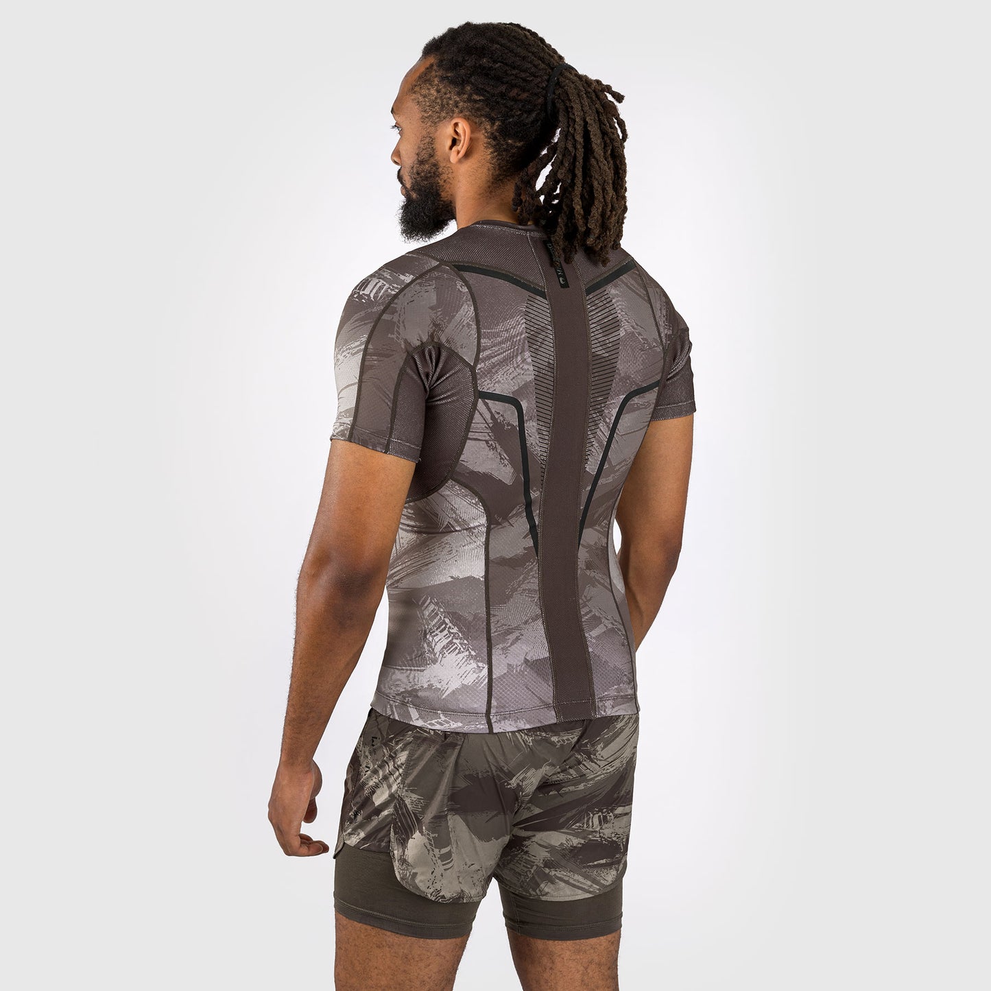 Venum Electron 3.0 Rashguard korte mouw - Zand
