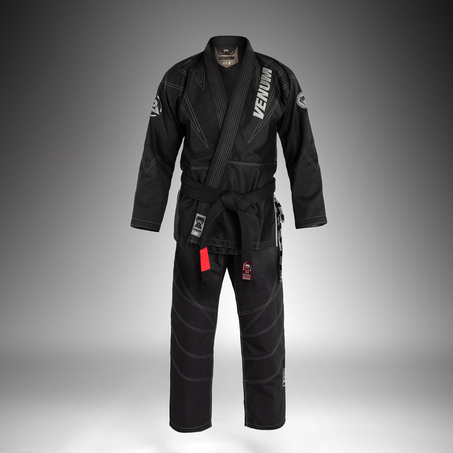 Venum x Polaris BJJ Gi - Zwart/Stormgrijs