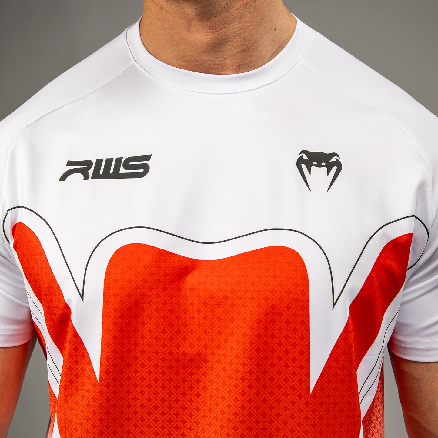 Venum x RWS 2.0 Men’s Dry-Tech T-shirt – Wit/Rood