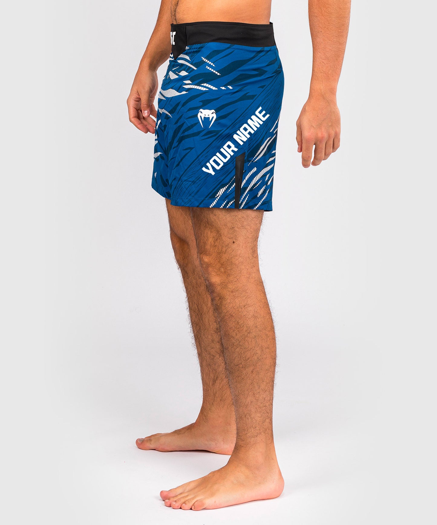 UFC Fusion by Venum Personalized Authentic Fight Night Fight Shorts voor Heren - Kort Fit - Blauw