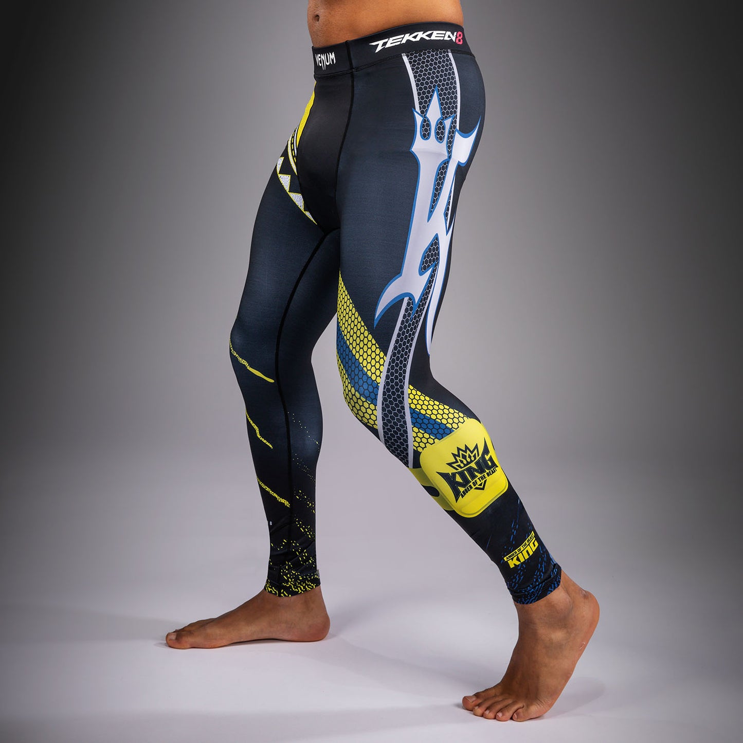 Venum x TEKKEN 8 Spats - King - Zwart/Geel