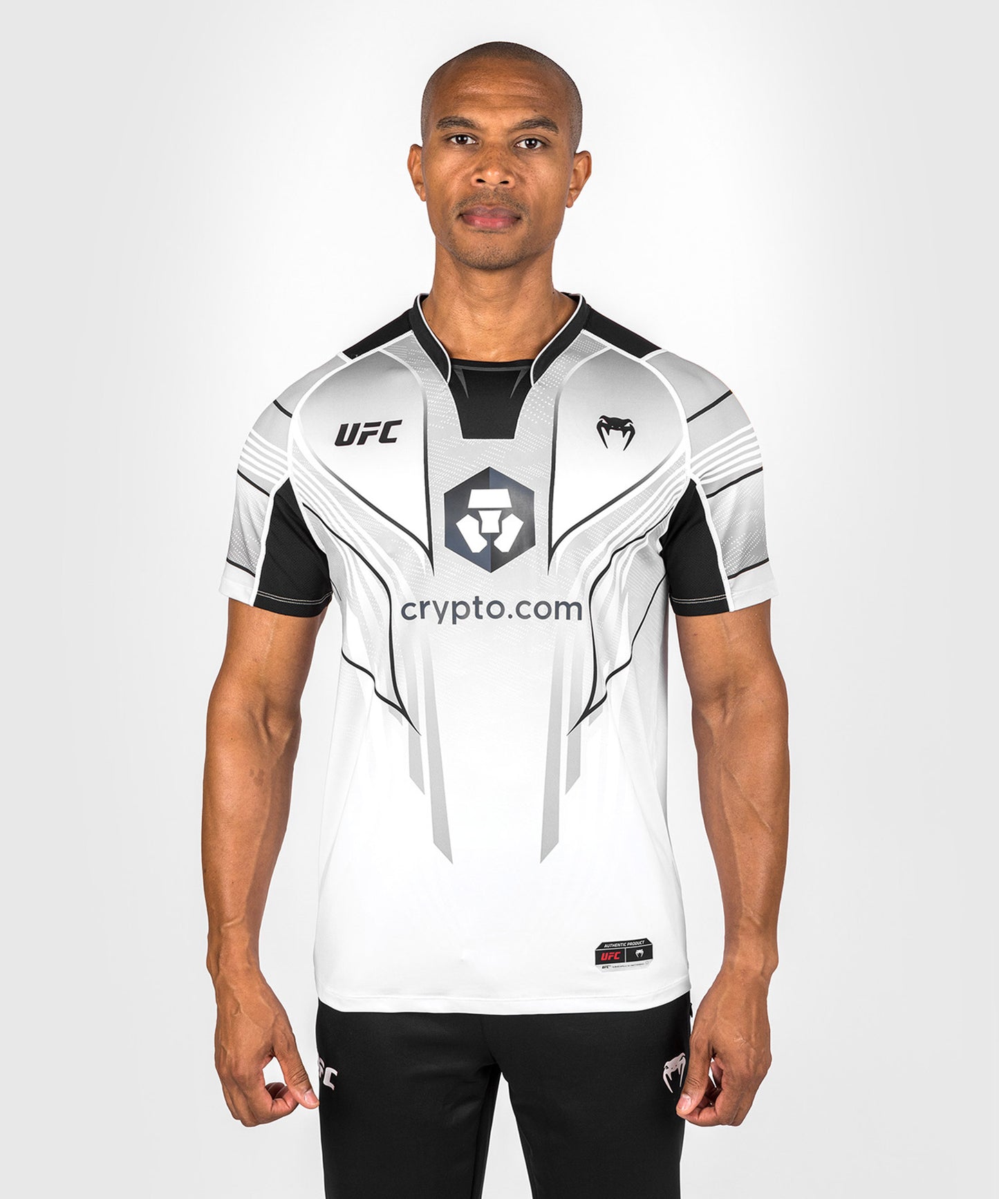 UFC Venum Gepersonaliseerde Authentic Fight Night 2.0 Heren Walkout Jersey - Wit