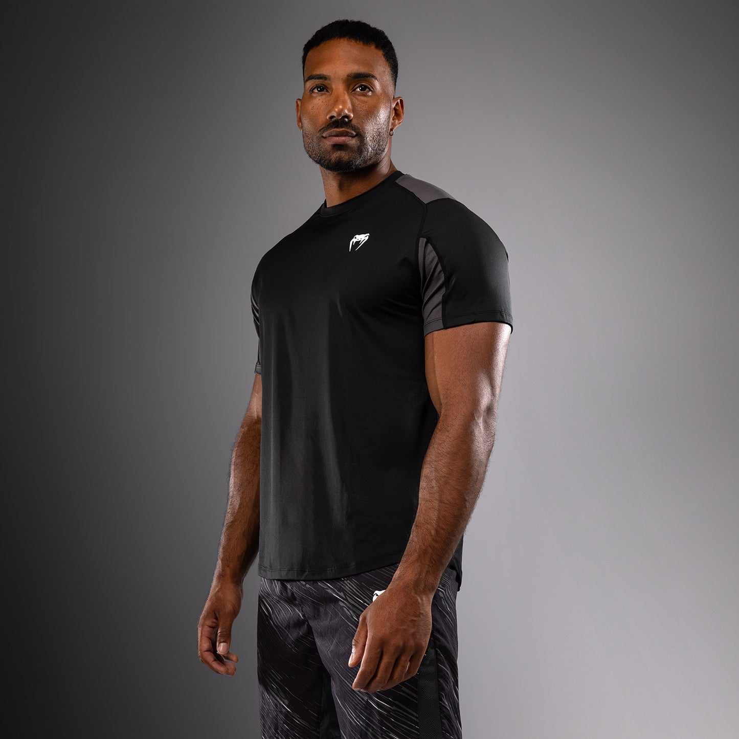 Venum Rapid Dry-Tech Shirt - Zwart/Stormgrijs