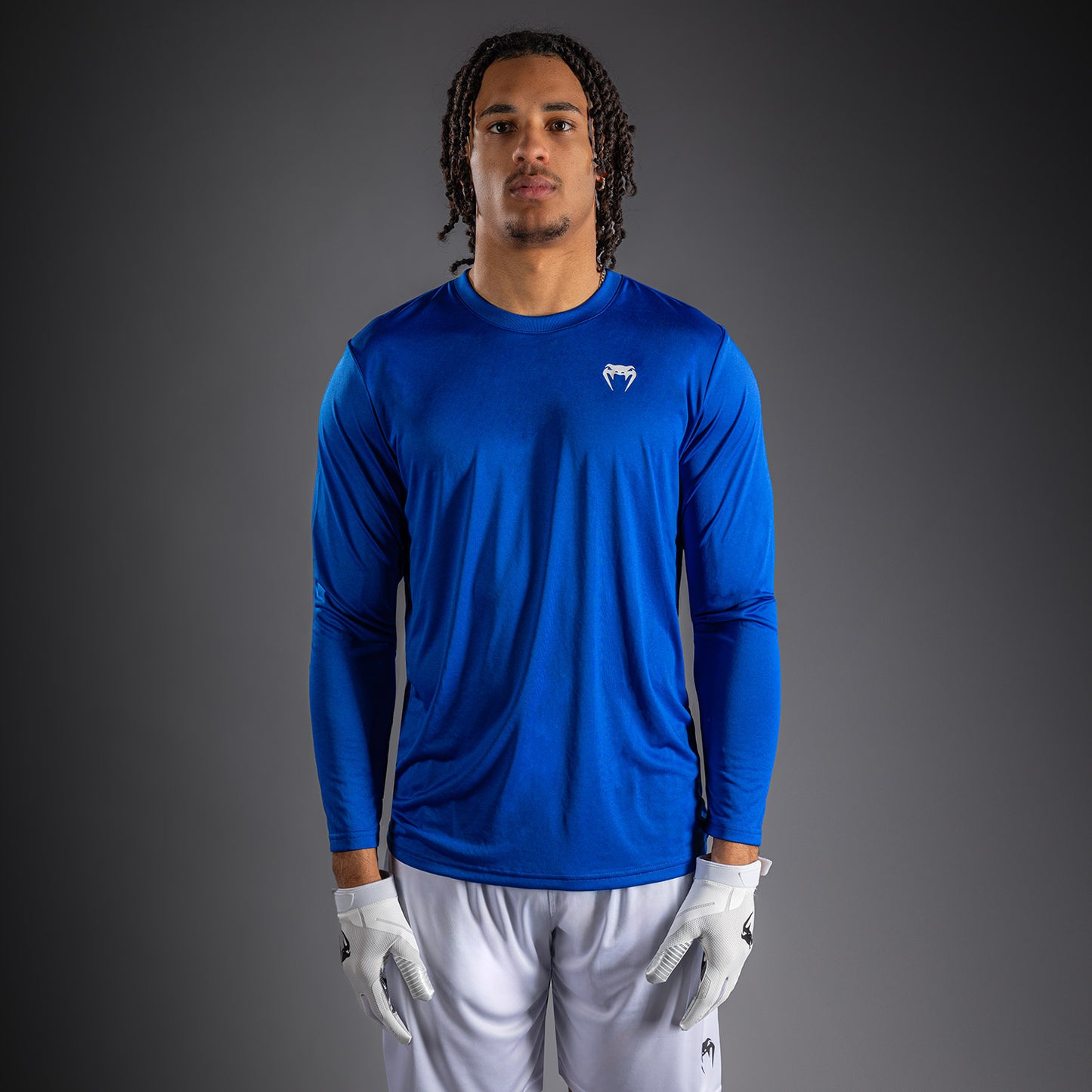 Venum Lineup Performance T-shirt met lange mouwen Royal - Blauw/Wit