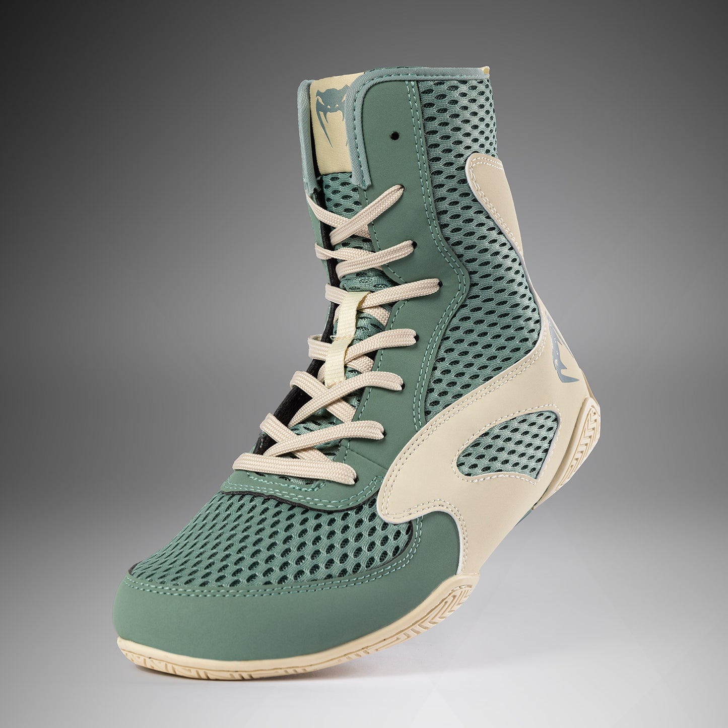 Venum Contender Boksschoenen - Aqua Groen/Ivoor