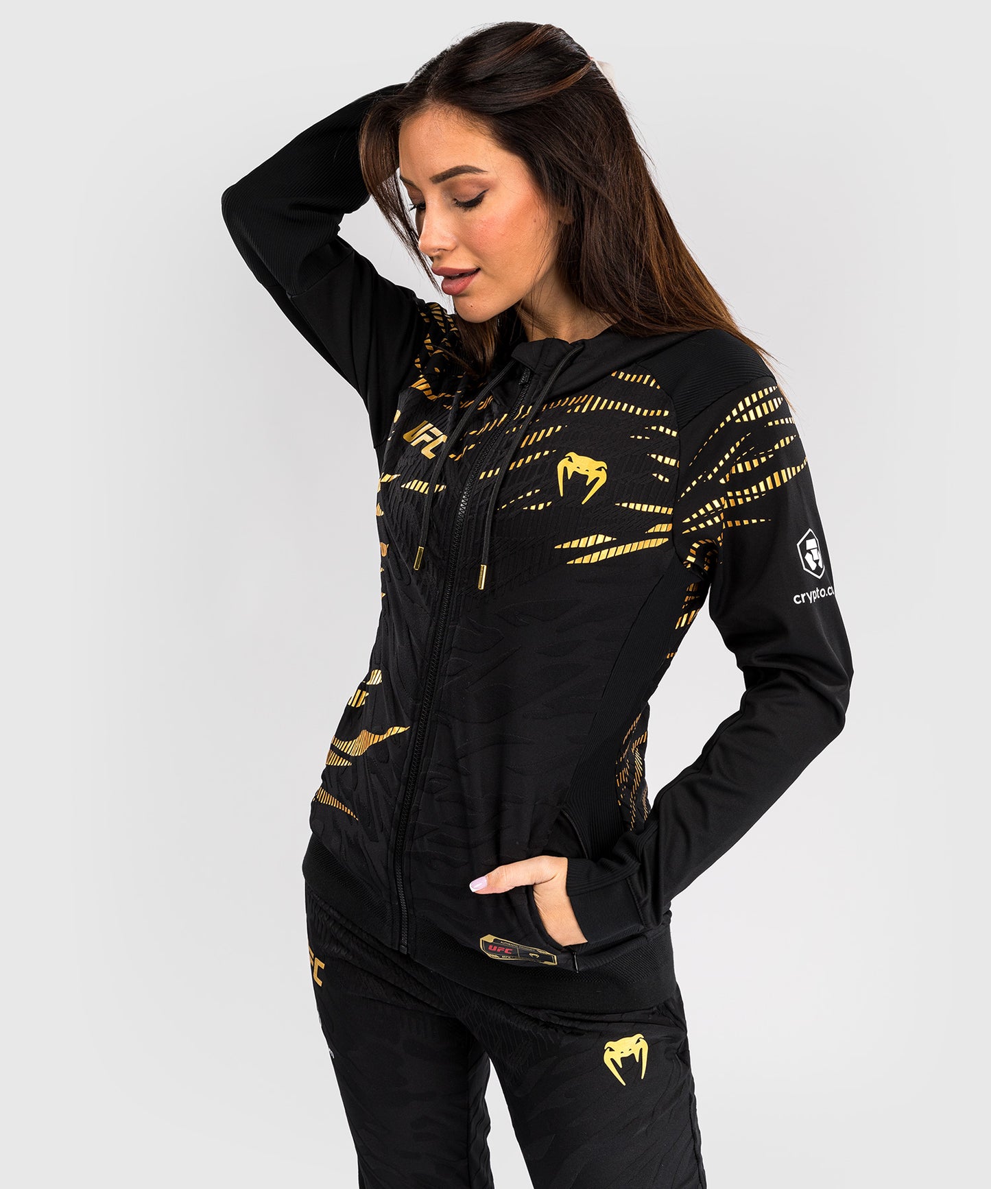 UFC Fusion by Venum Authentic Fight Night Hoodie voor Dames - Champion