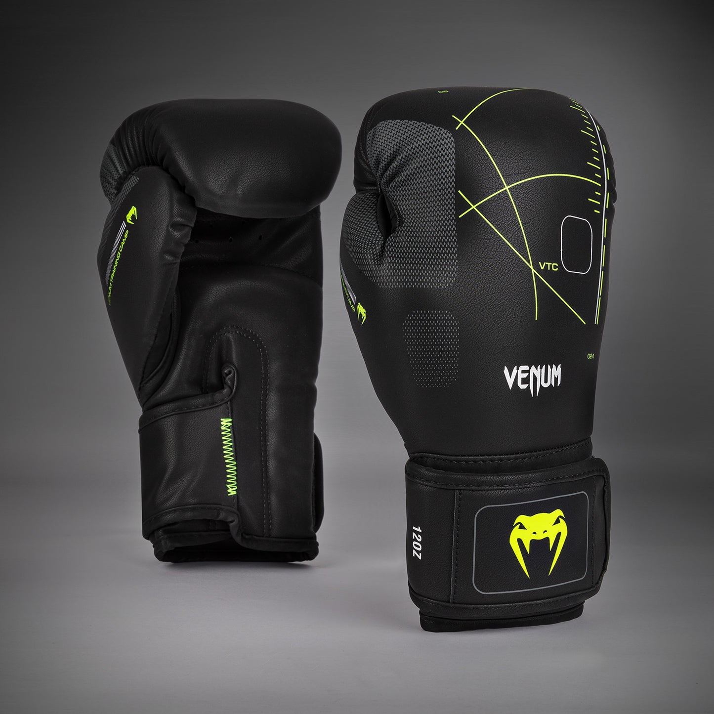 Venum Training Camp 4.0 Bokshandschoenen - Zwart/Neon Groen