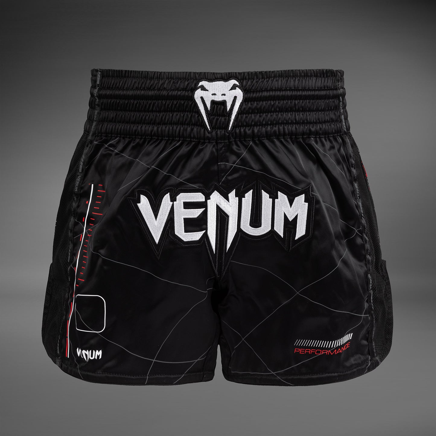 Venum Tactical XT Muay Thai broek - Zwart/Vuurrood